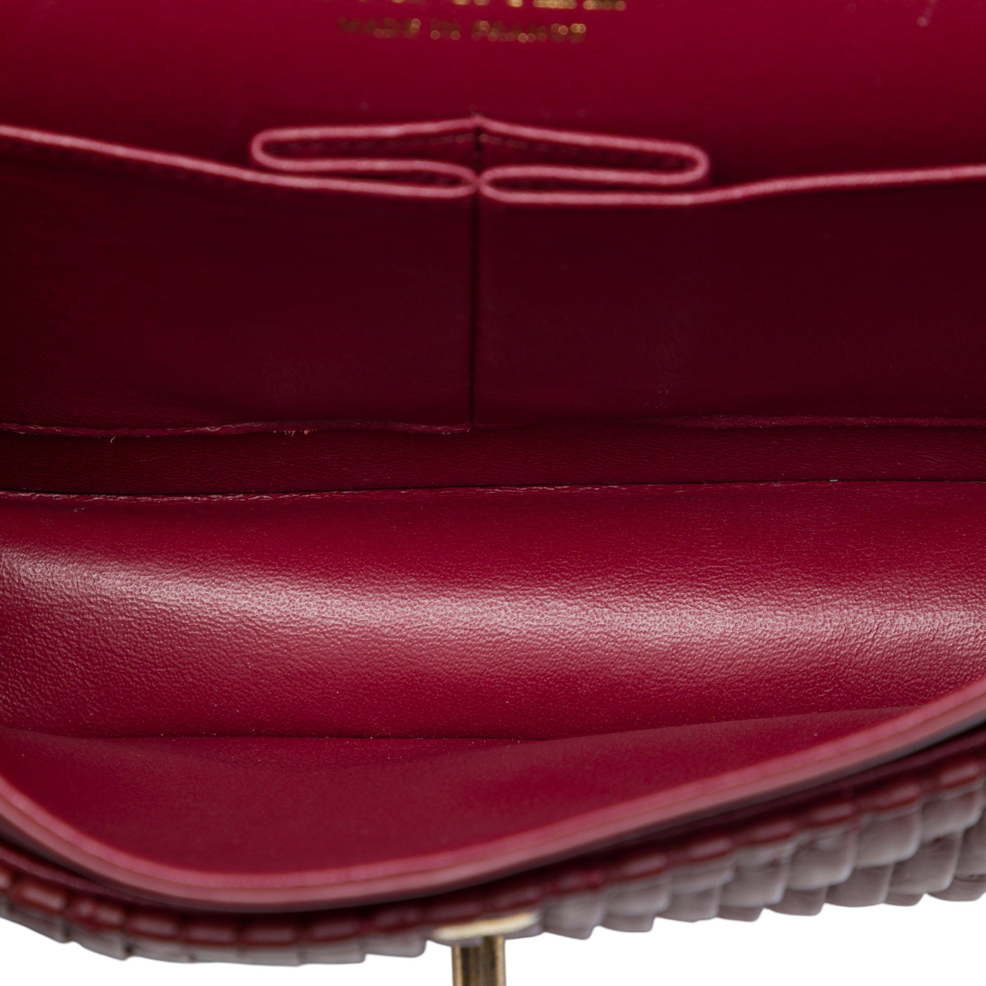 Chanel Medium Classic Chevron Calfskin Pleated Double Flap - image 4