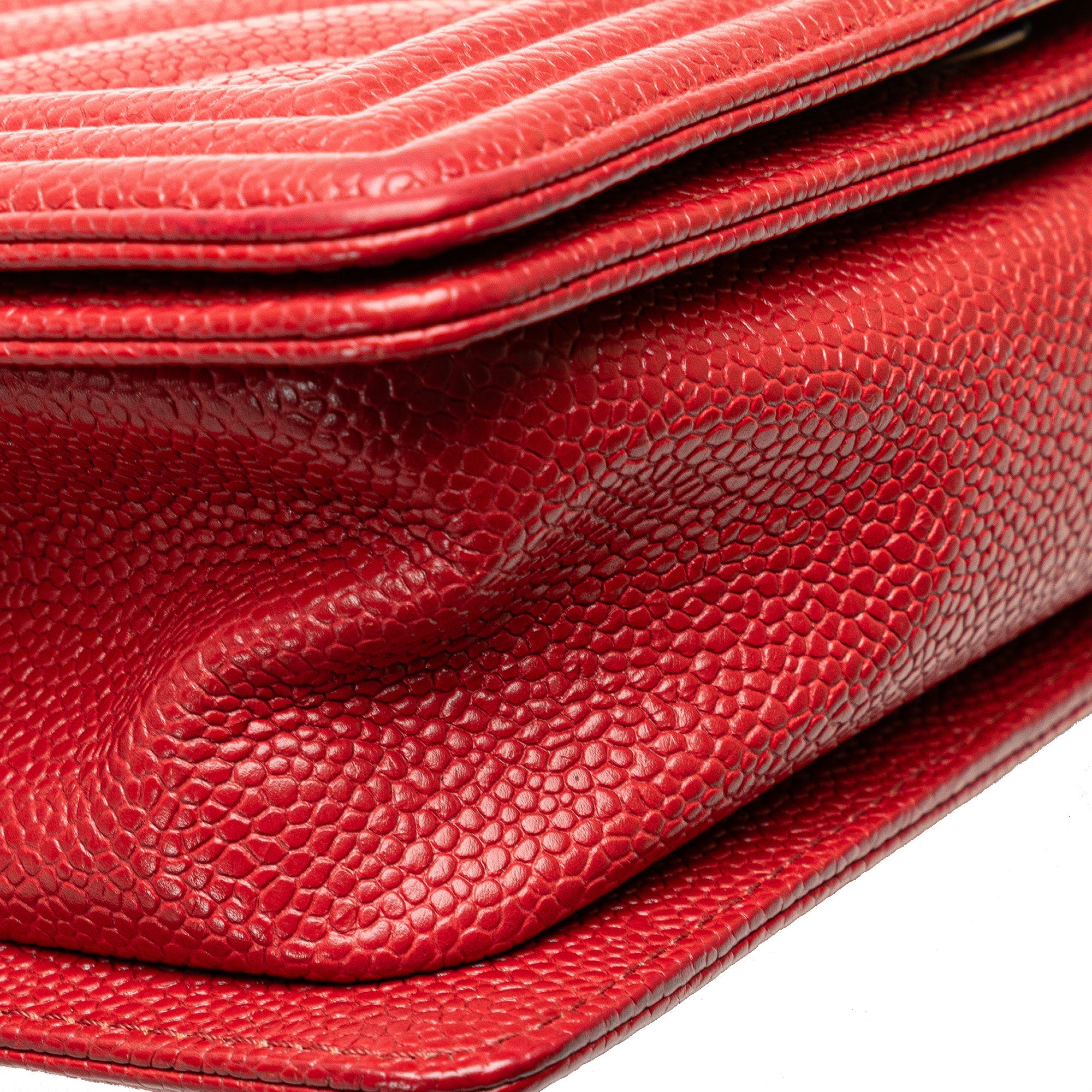 Chanel Small Chevron Caviar Boy Flap - image 11