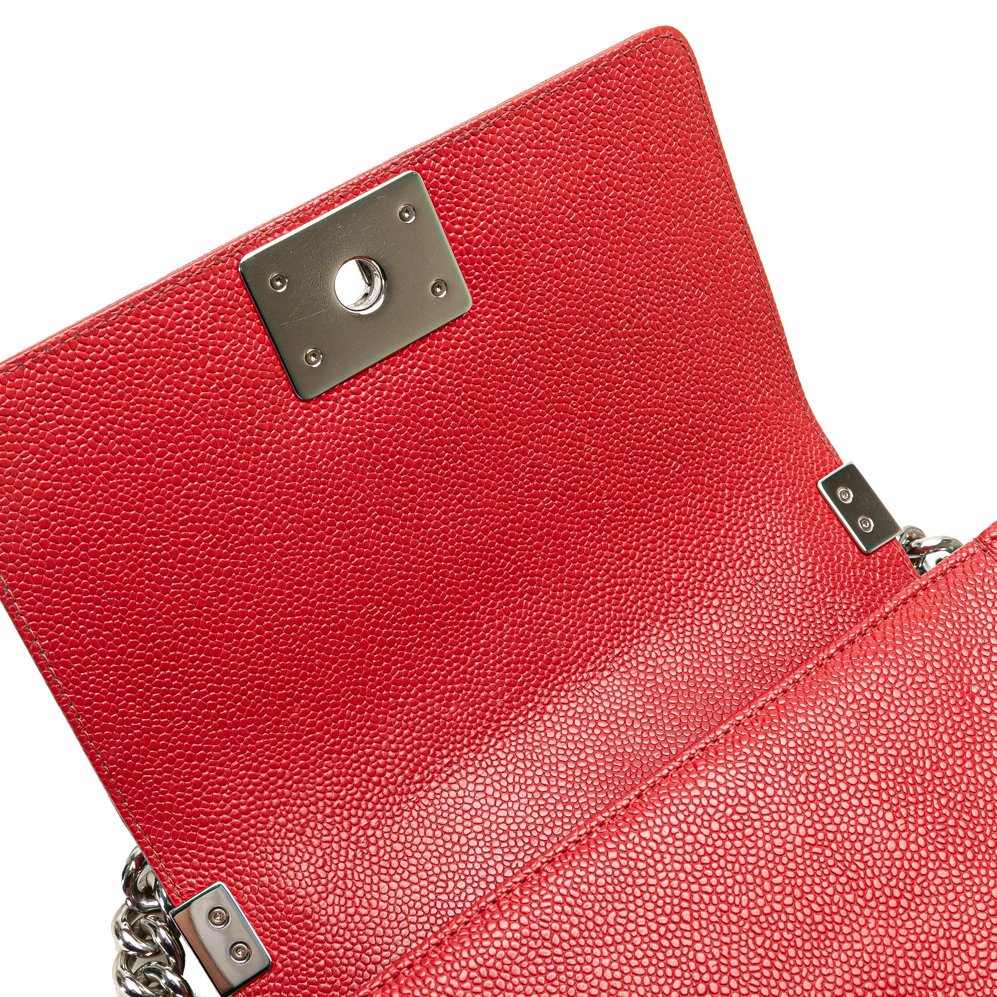 Chanel Small Chevron Caviar Boy Flap - image 9