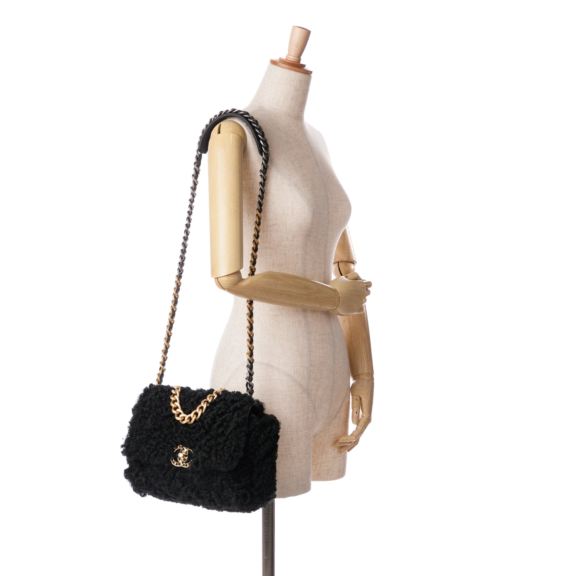Chanel Medium Shearling 19 Flap - image 8