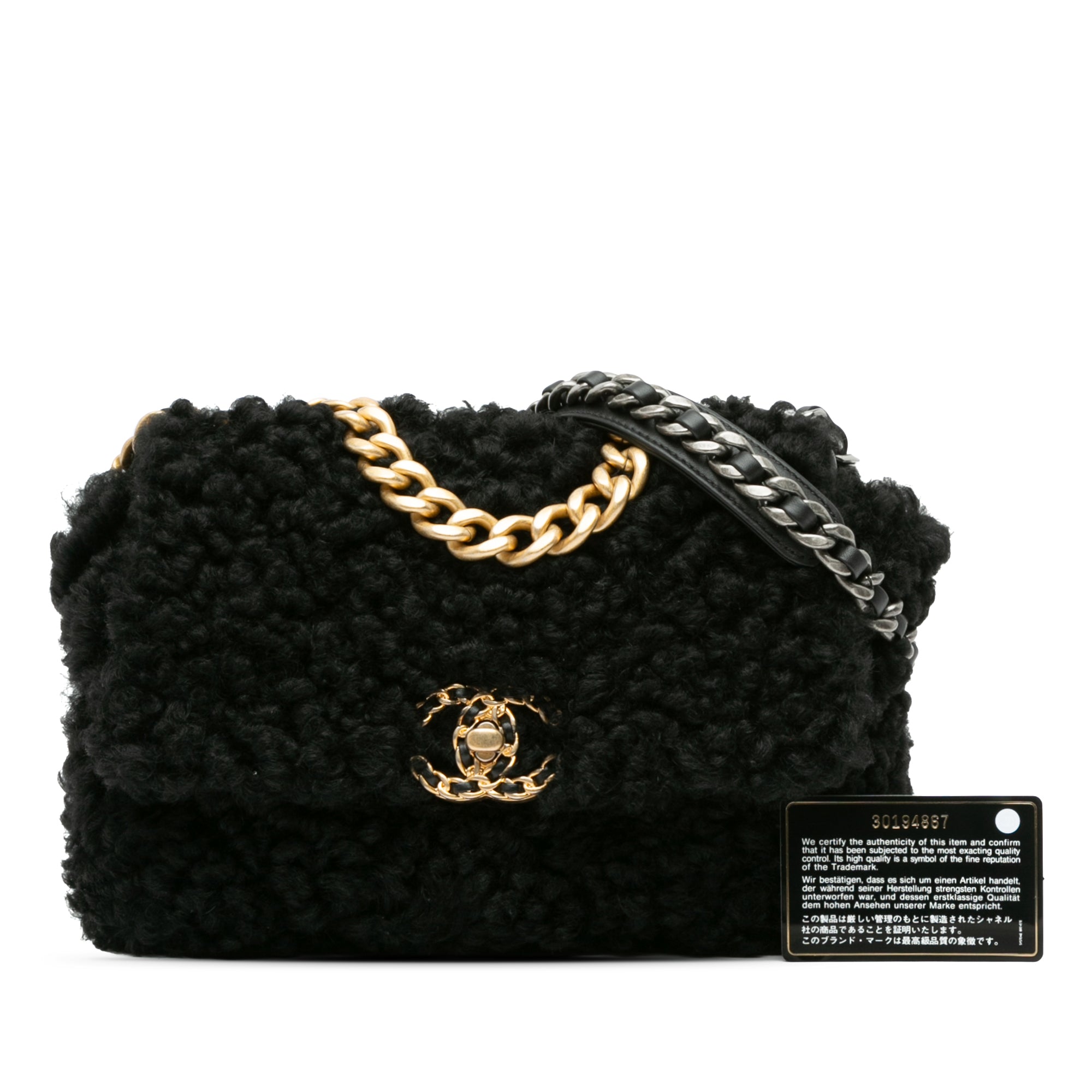 Chanel Medium Shearling 19 Flap - image 9