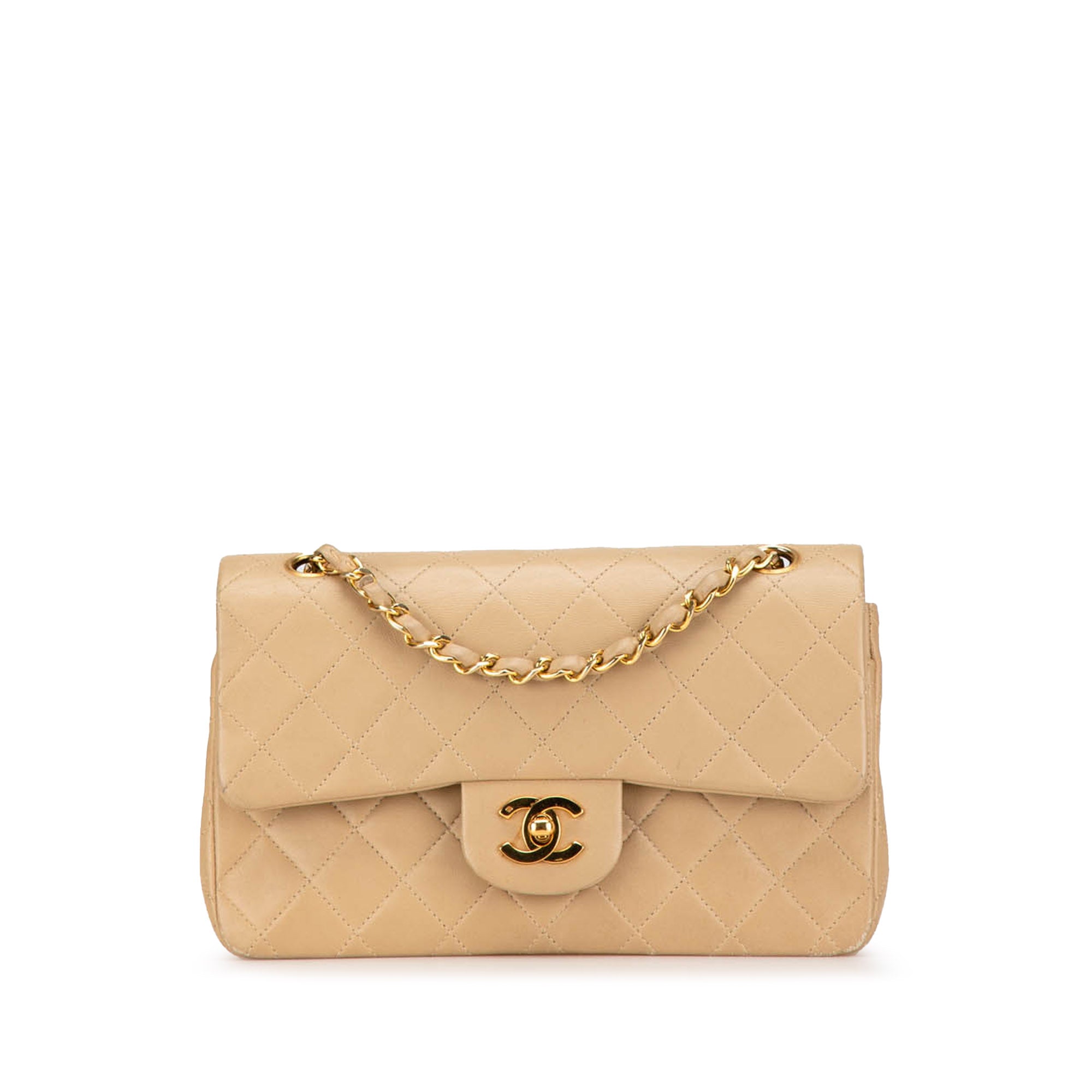 Chanel Small Classic Lambskin Double Flap - image 1