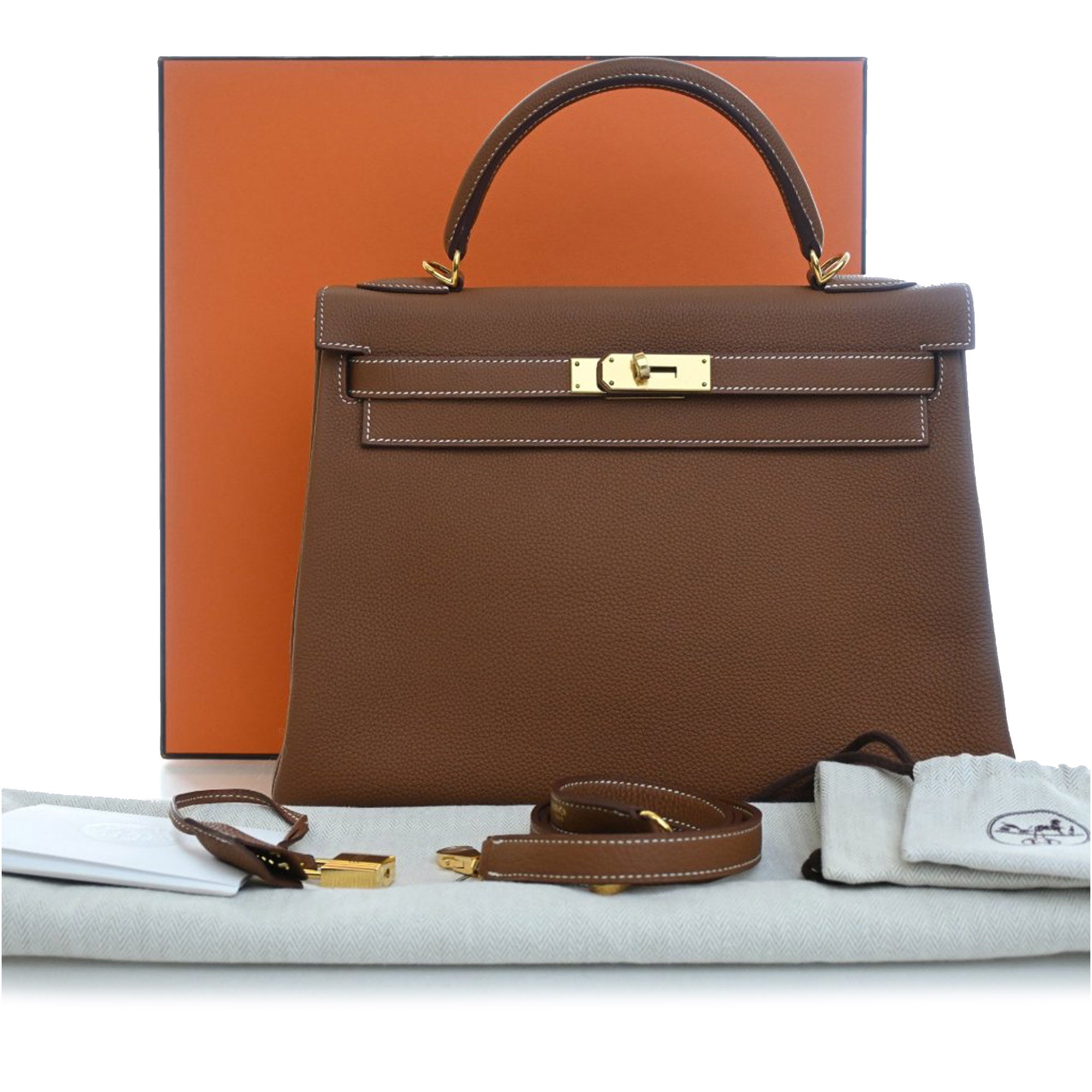 Hermès Togo Kelly II Retourne 32 - image 18
