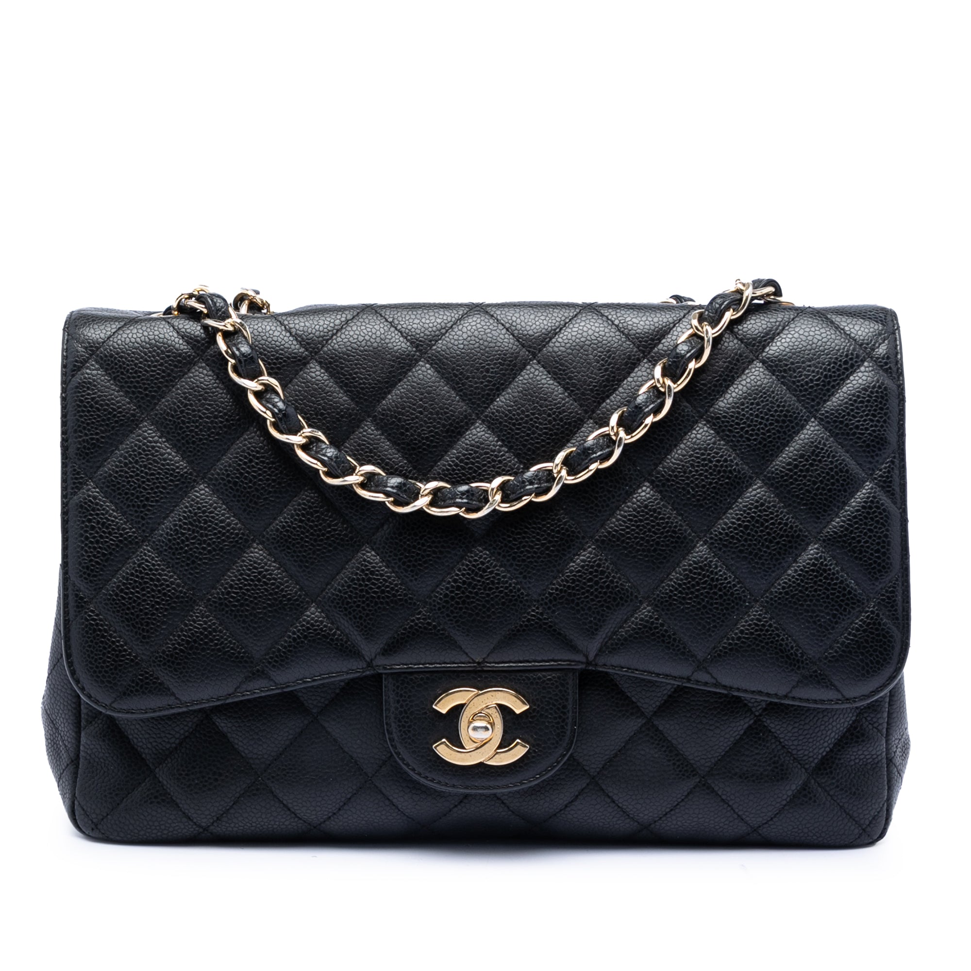 Chanel Jumbo Classic Caviar Double Flap - image 1