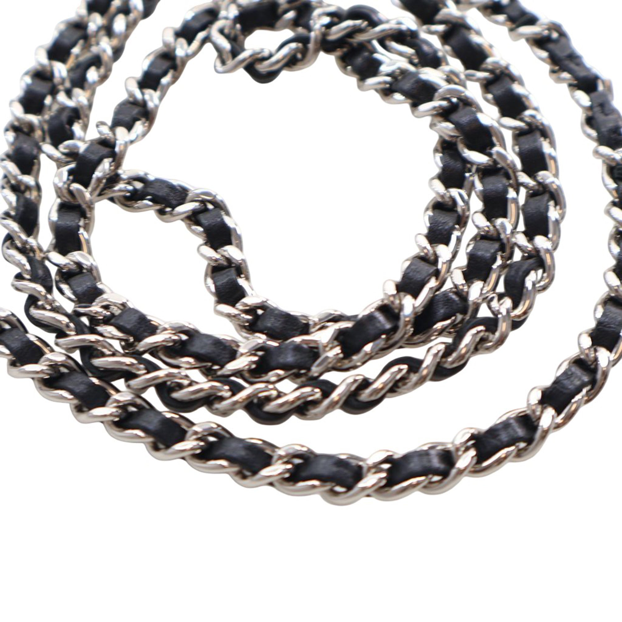 Chanel CC Embossed Lambskin Camellia Wallet On Chain - image 15