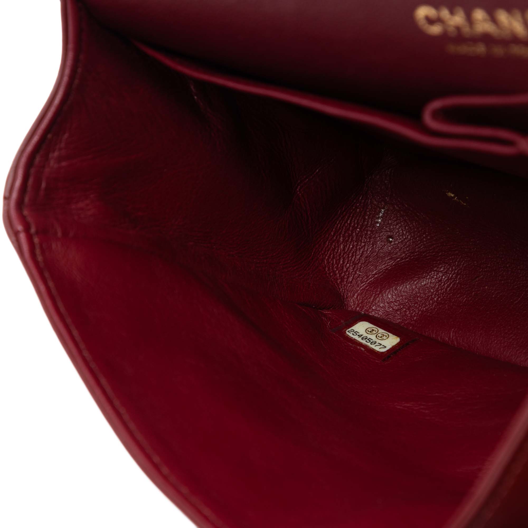 Chanel Medium Classic Chevron Calfskin Pleated Double Flap - image 6