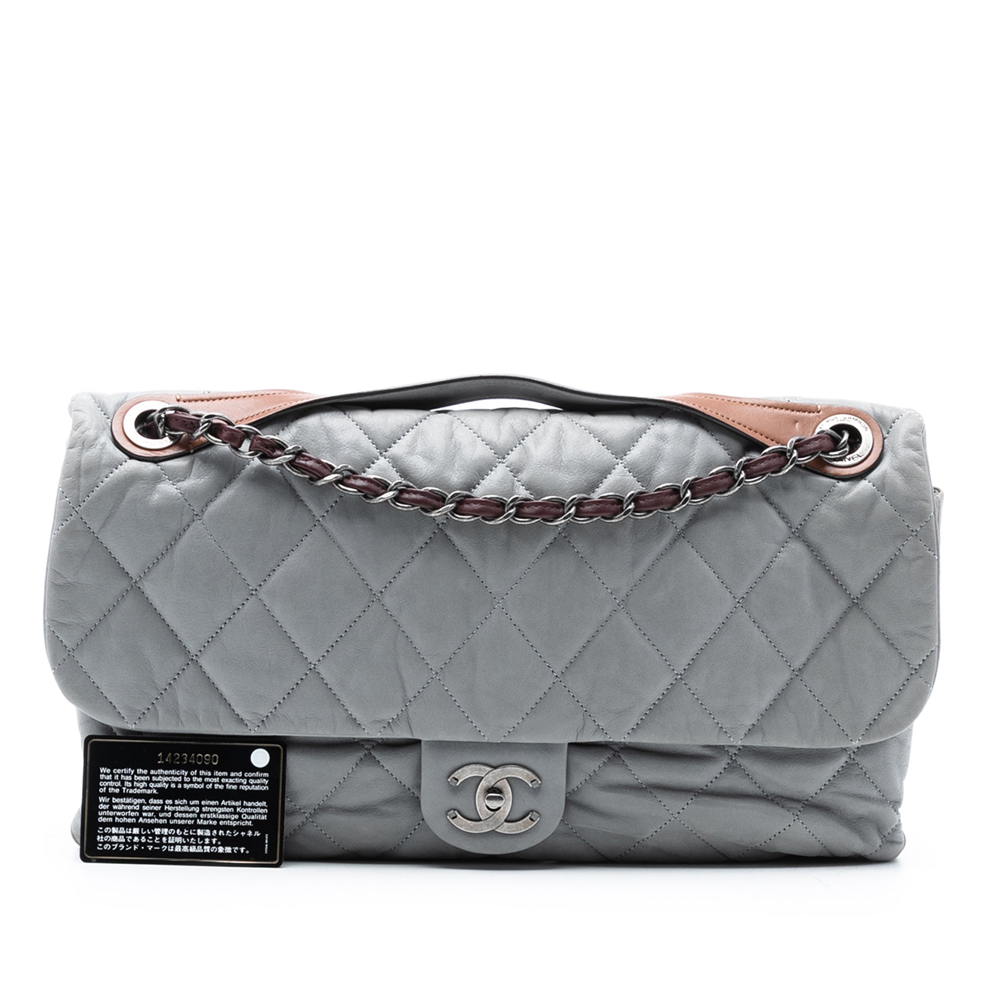 Chanel Jumbo Iridescent Calfskin In The Mix Flap - image 8