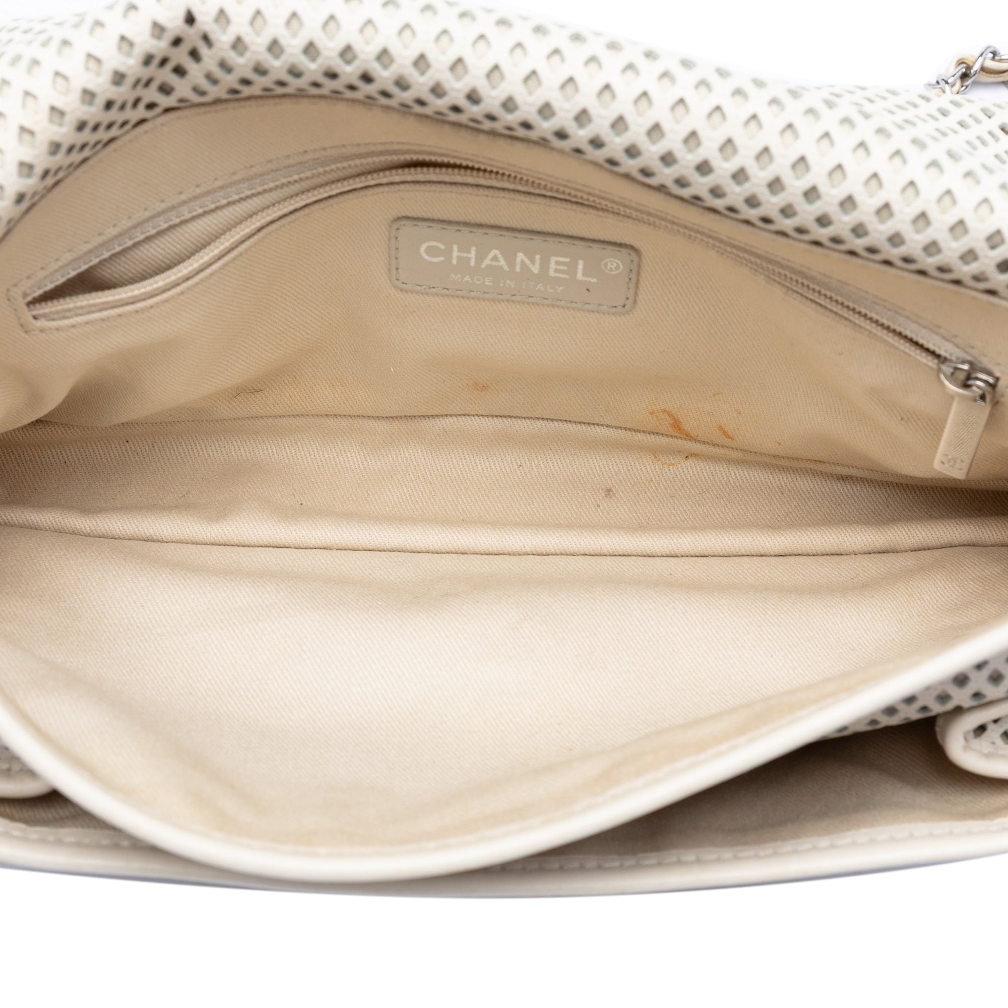 Chanel Medium Perforated Calfskin Up In The Air Flap - image 4