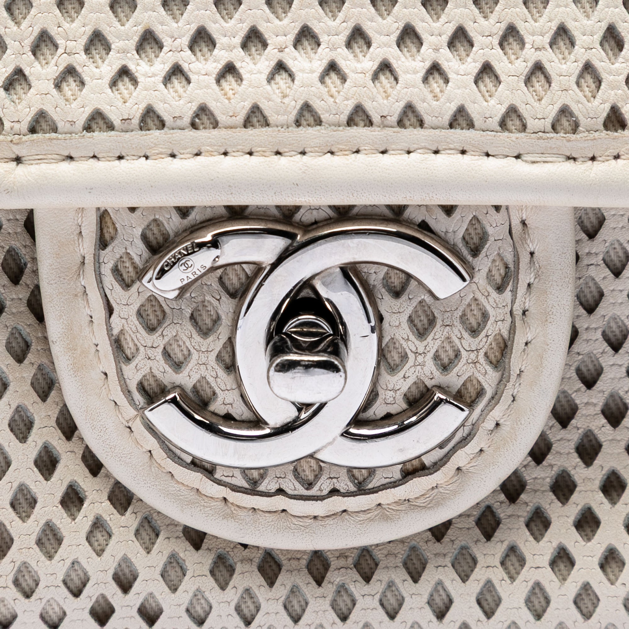 Chanel Medium Perforated Calfskin Up In The Air Flap - image 5
