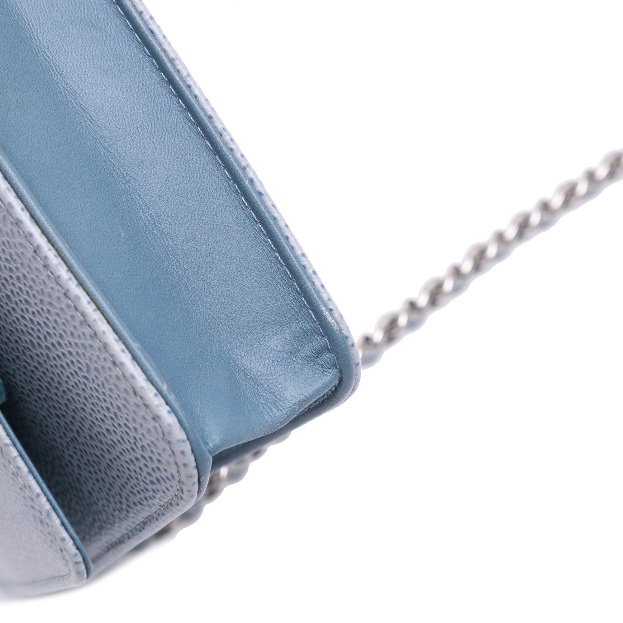 Chanel CC Caviar Wallet On Chain - image 8