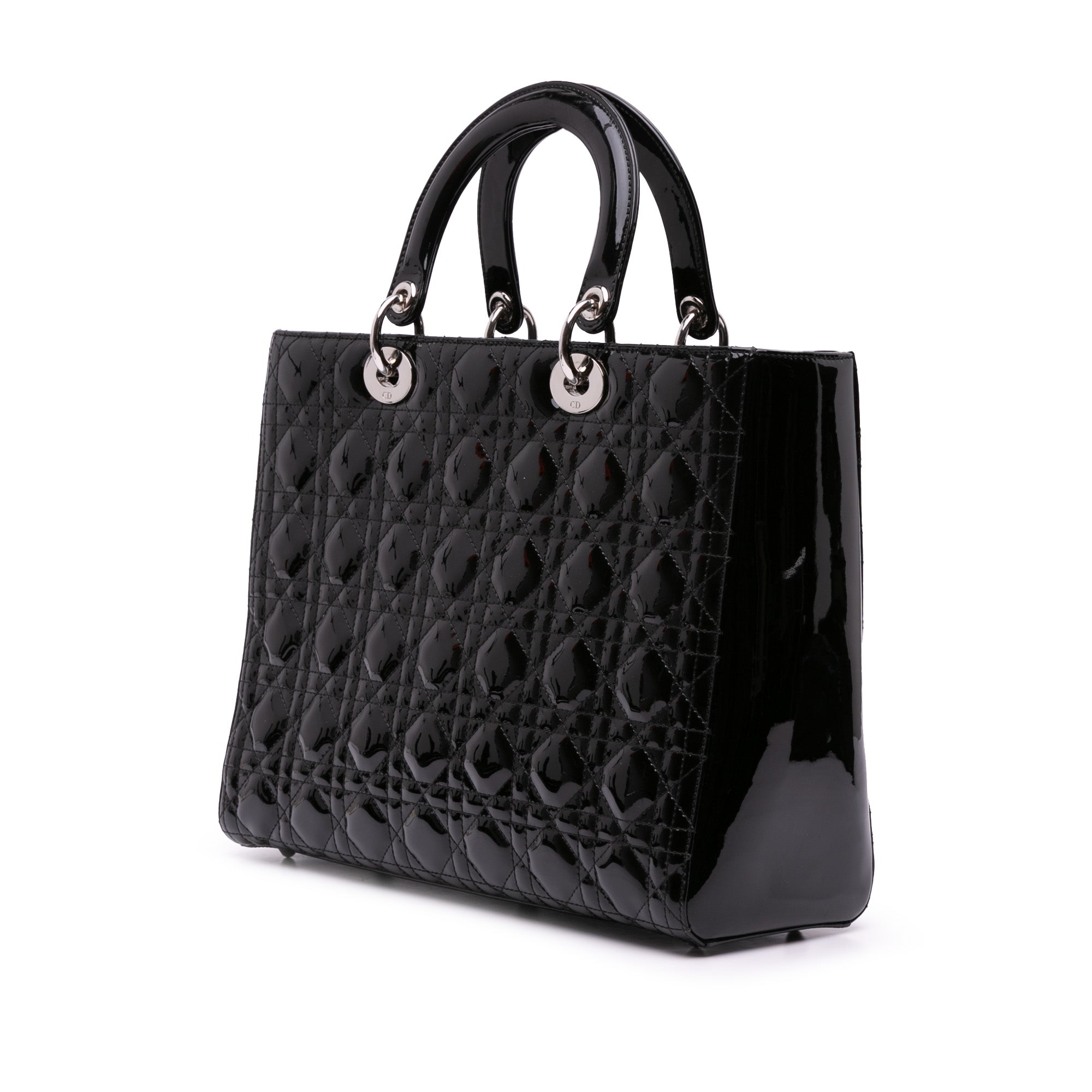Dior Large Patent Cannage Lady Dior - image 2