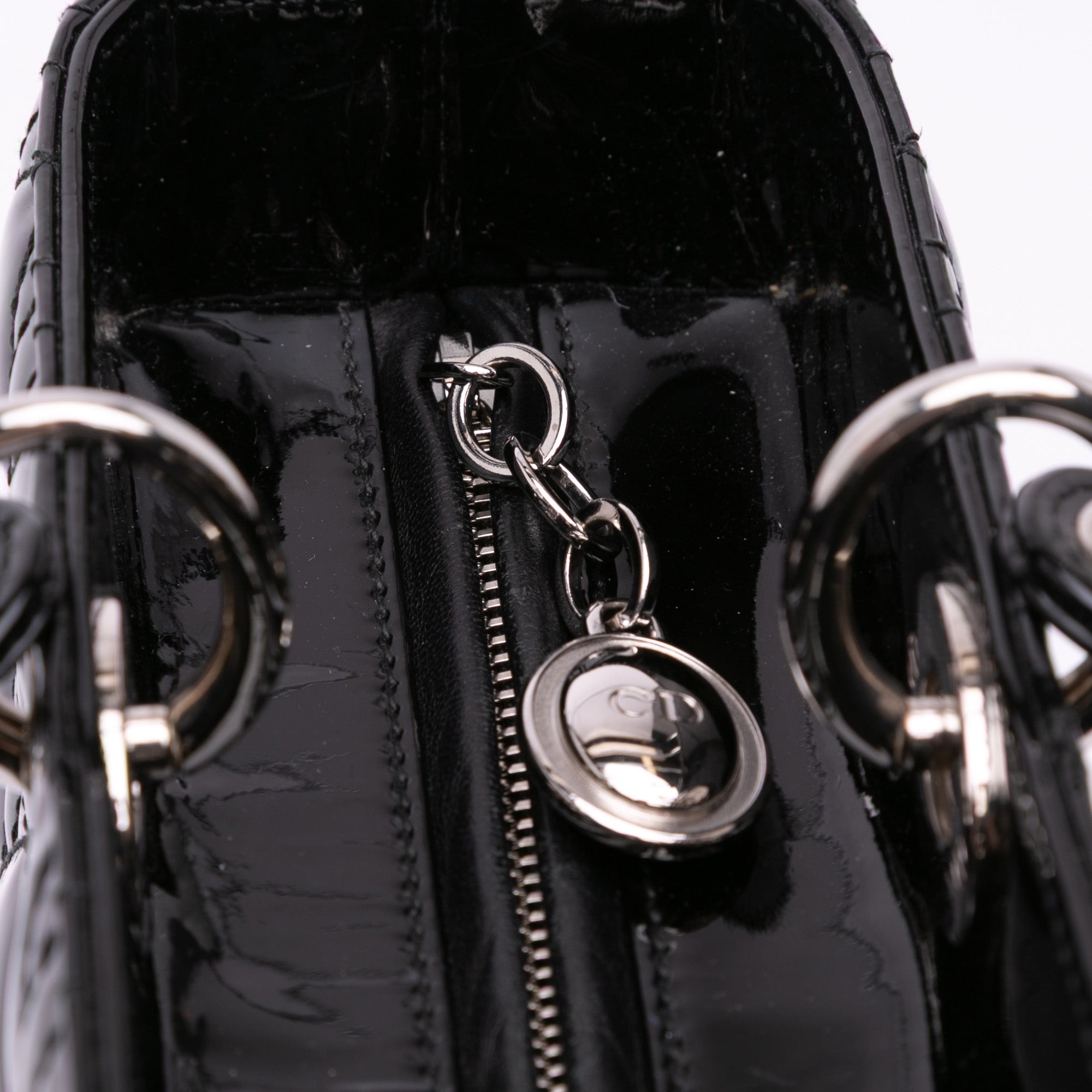 Dior Large Patent Cannage Lady Dior - image 6