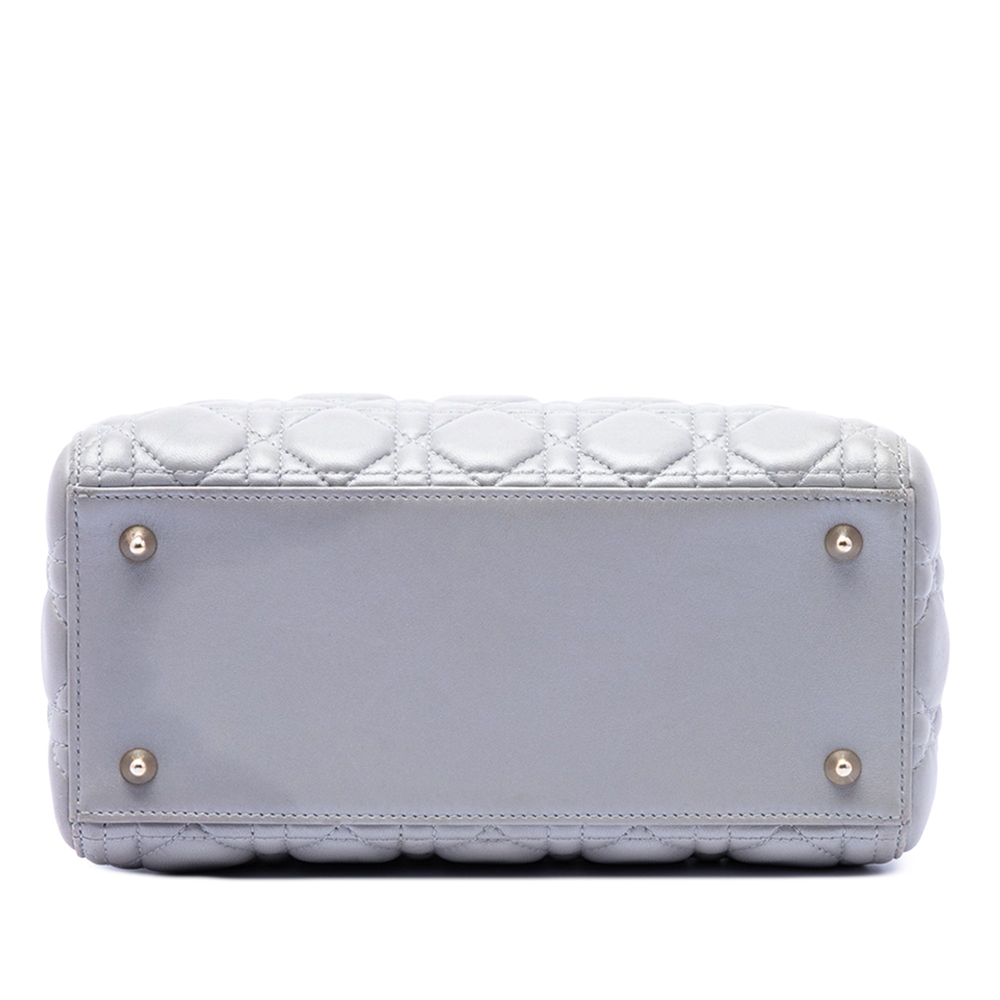 Dior Medium Pearlescent Lambskin Cannage Lady Dior - image 3