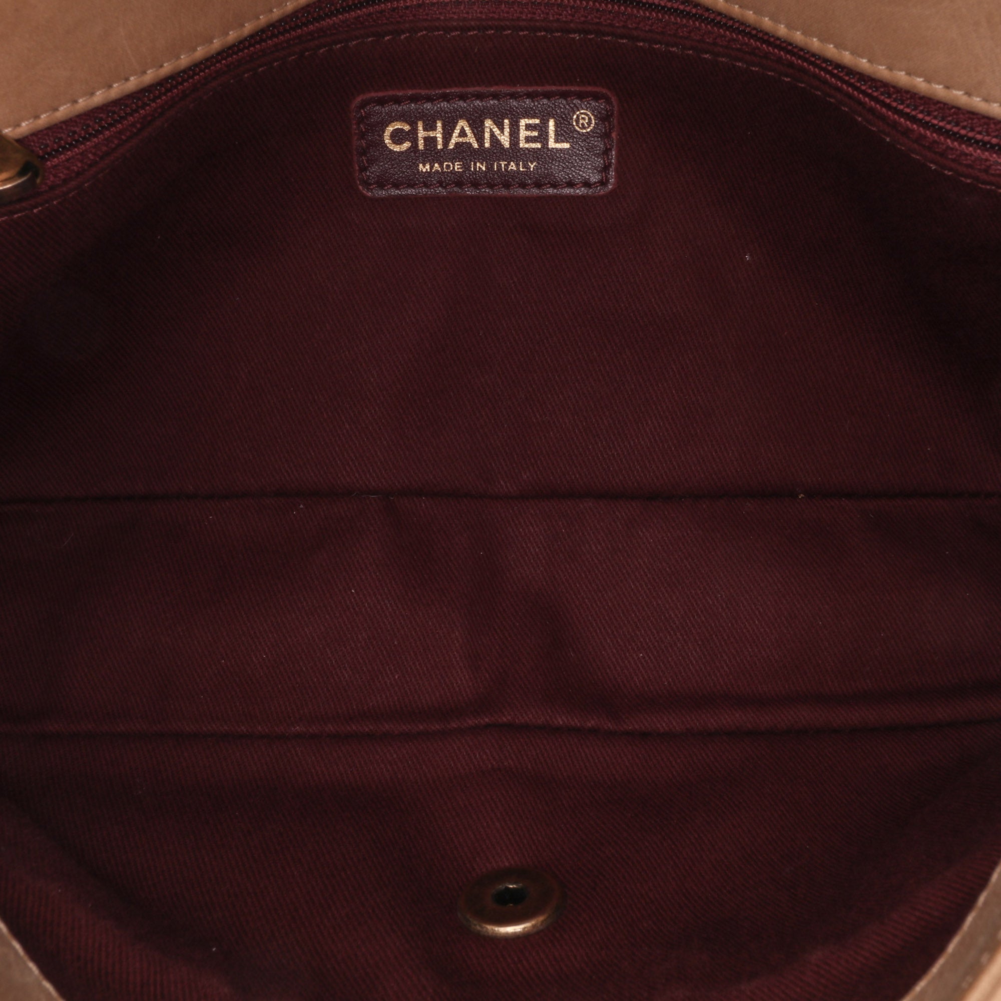 Chanel Medium Bicolor Calfskin Graphic Flap - image 4