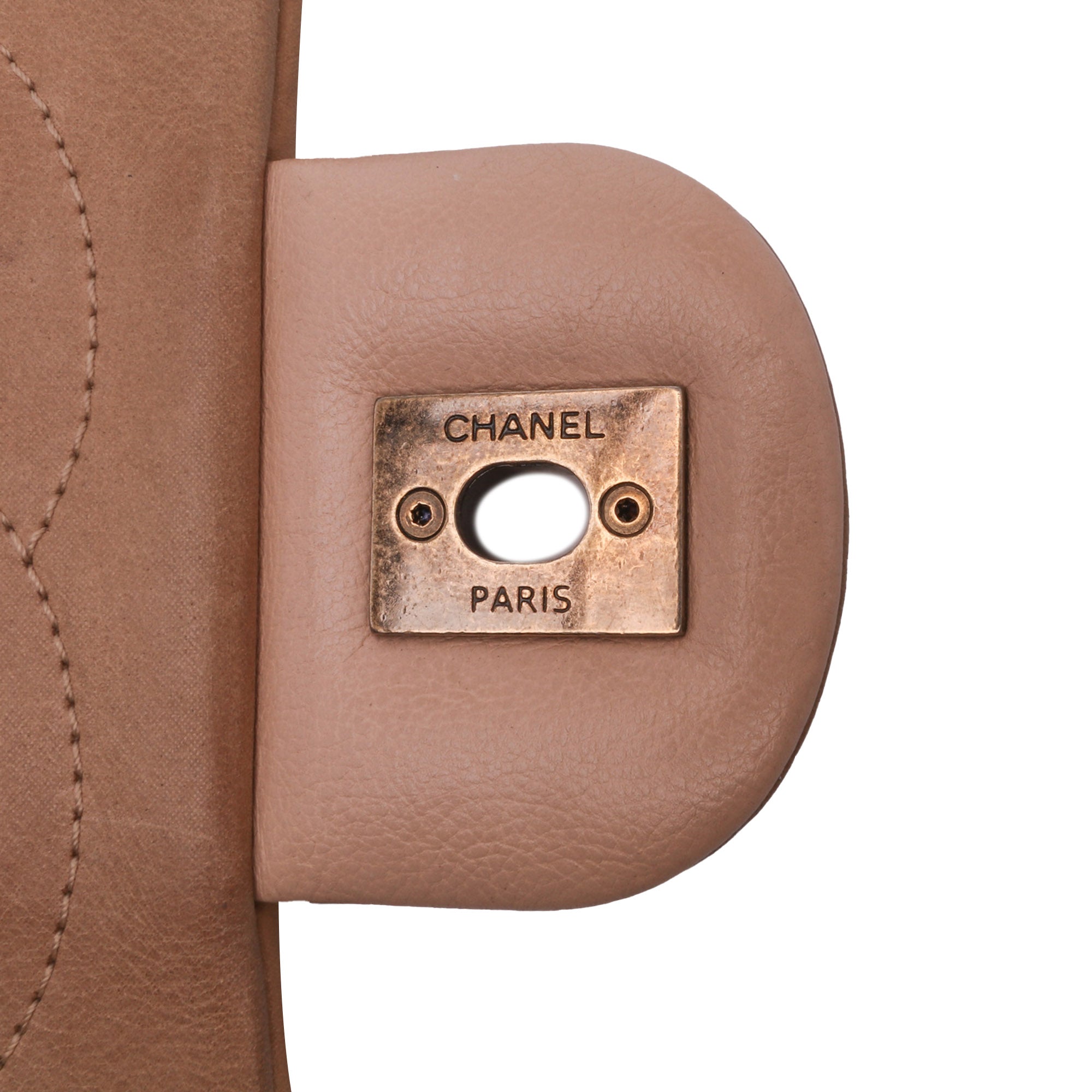 Chanel Medium Bicolor Calfskin Graphic Flap - image 5