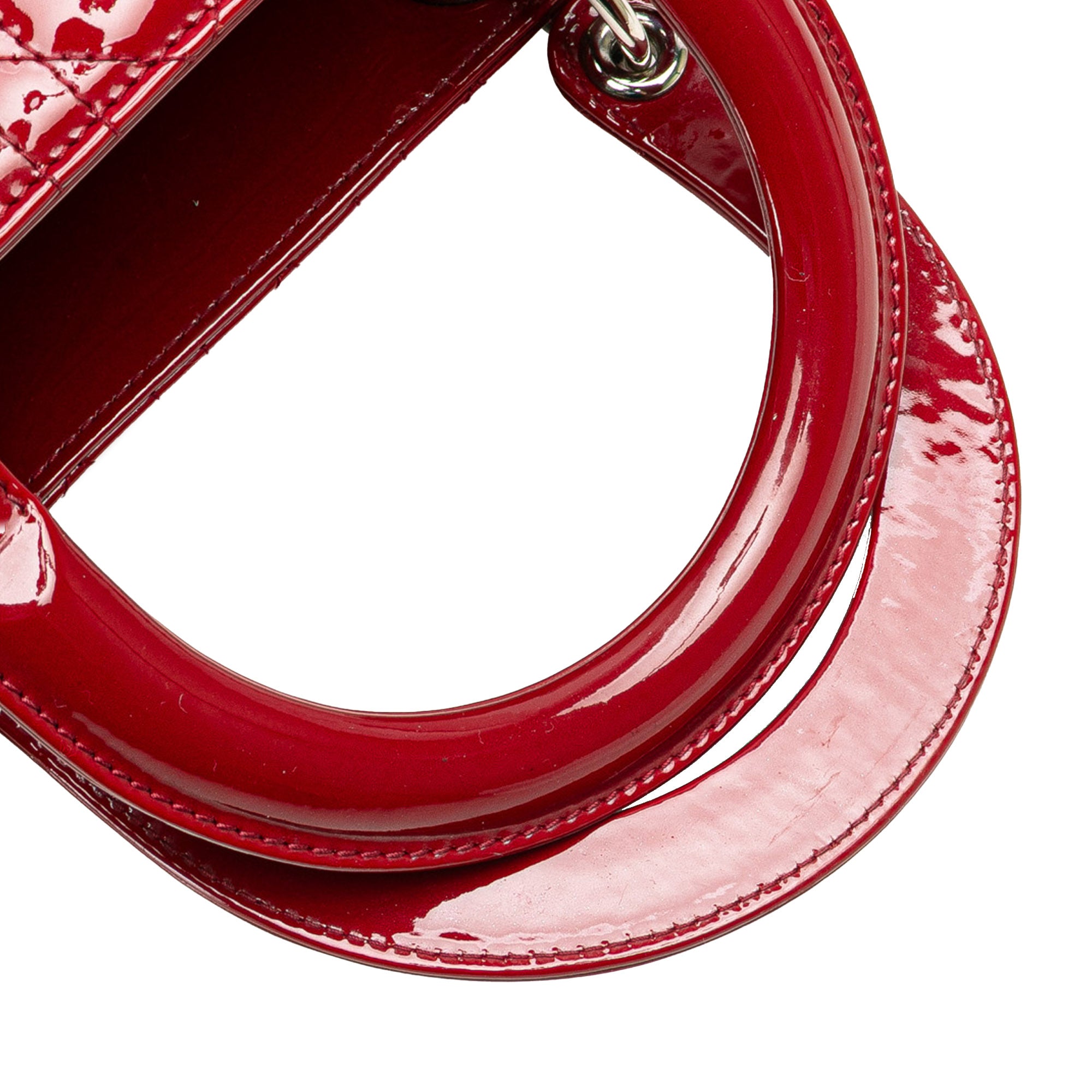 Dior Large Patent Cannage Lady Dior - image 11