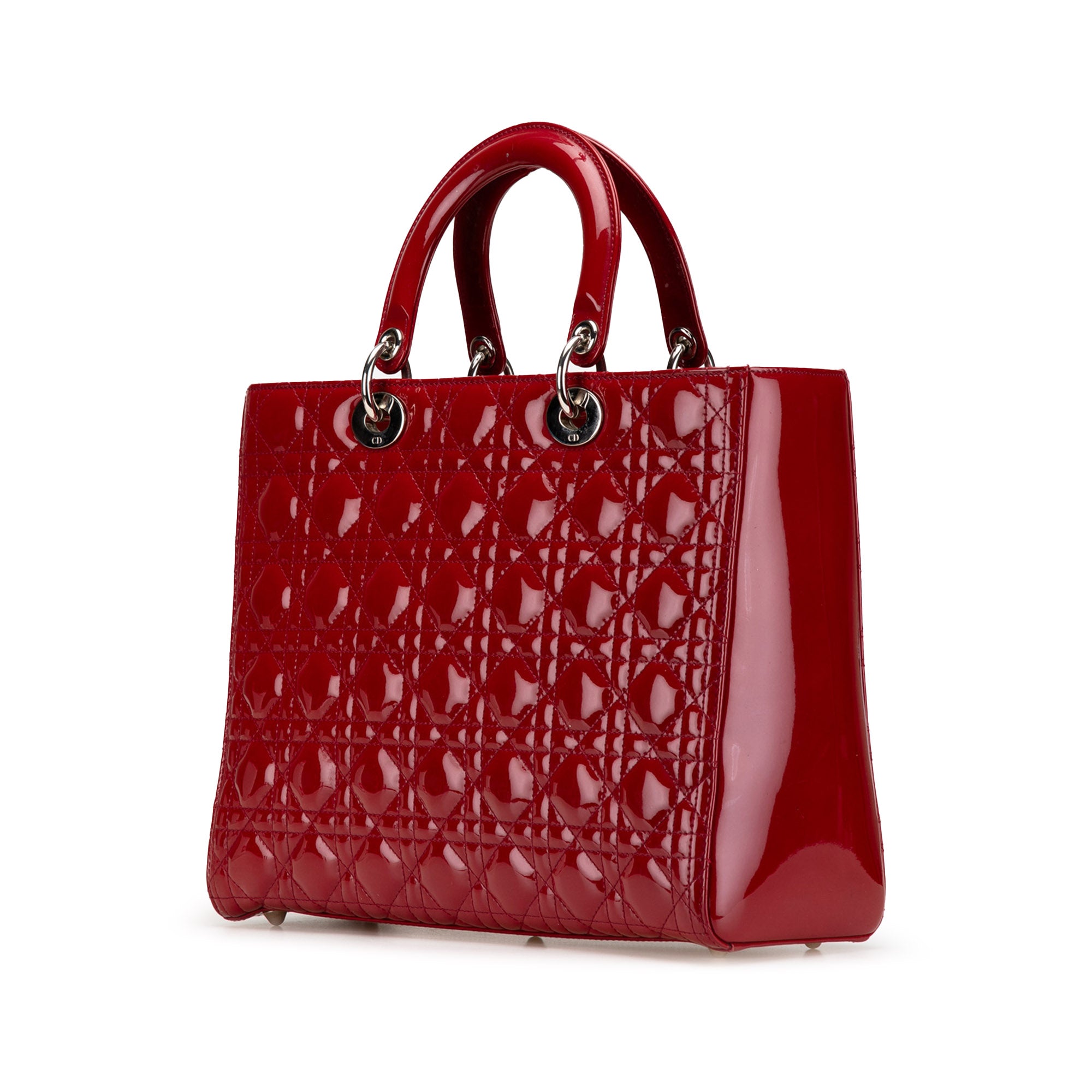 Dior Large Patent Cannage Lady Dior - image 2