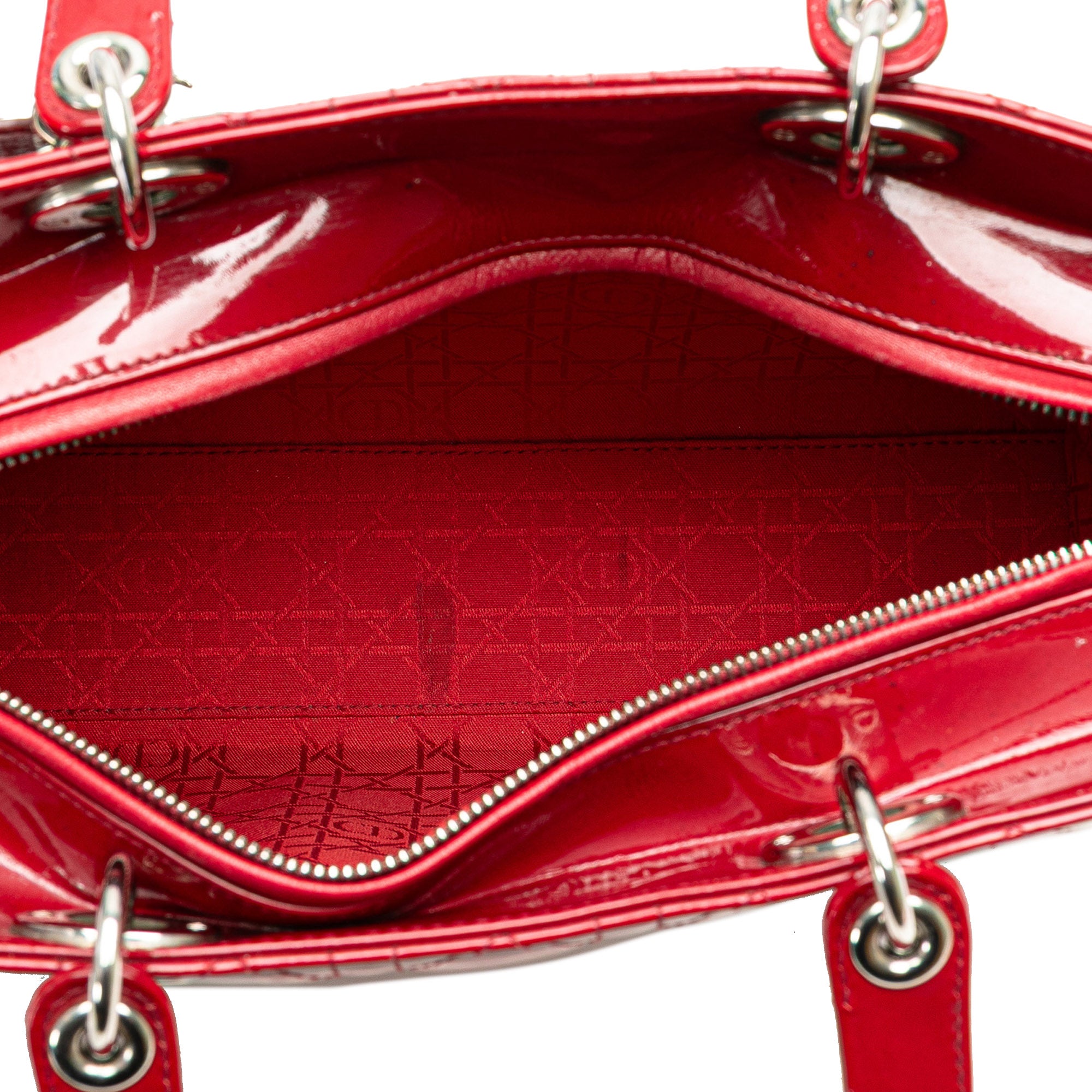 Dior Large Patent Cannage Lady Dior - image 4