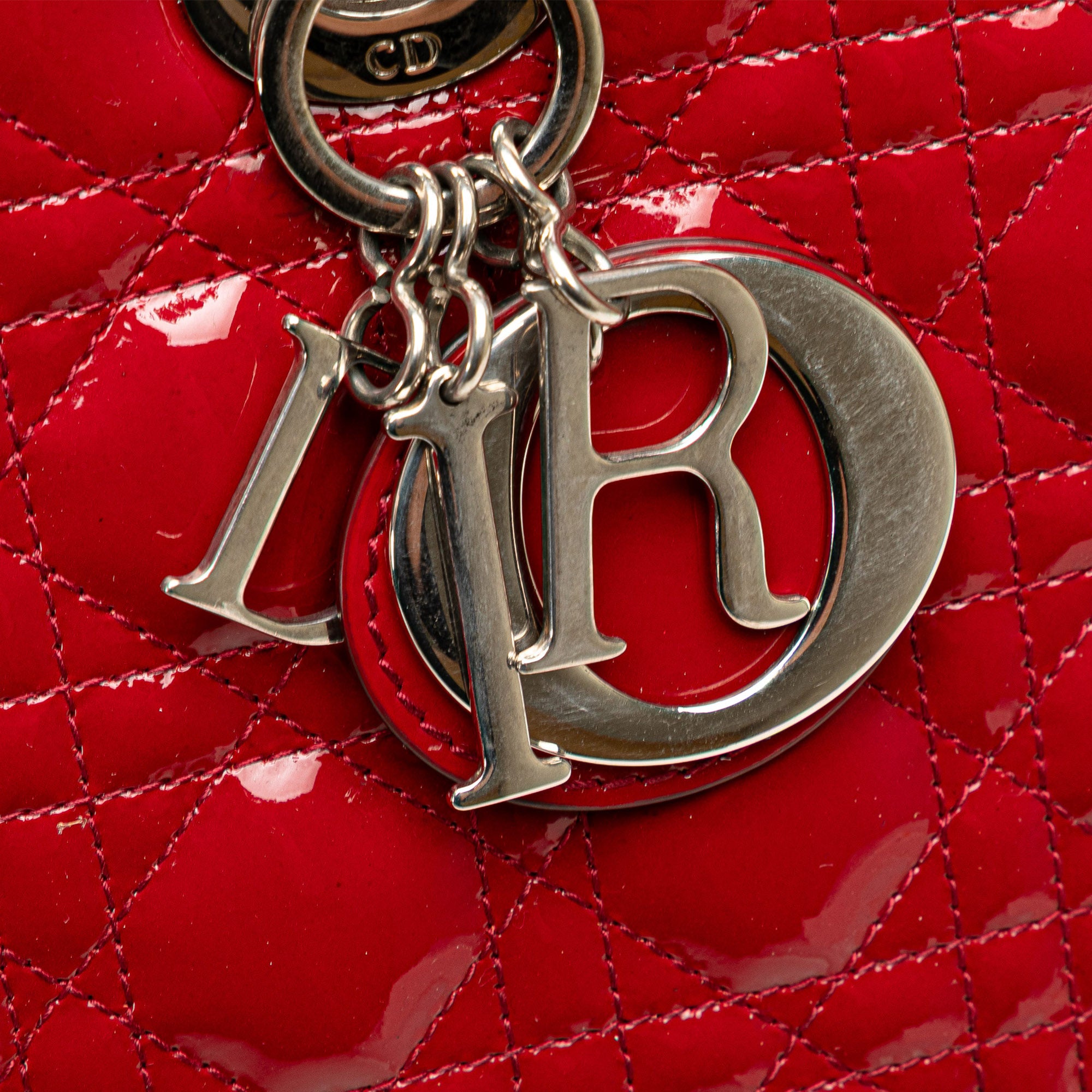 Dior Large Patent Cannage Lady Dior - image 9