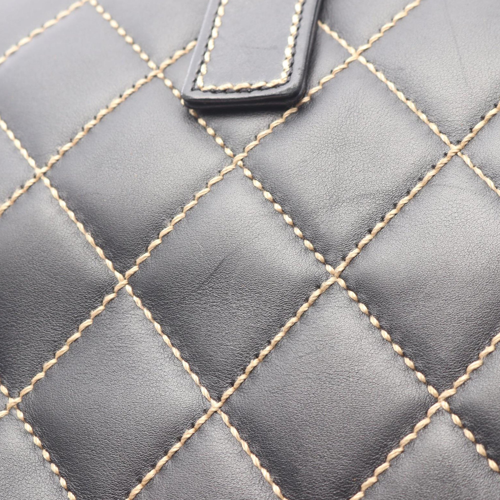 Chanel CC Calfskin Wild Stitch Handbag - image 10