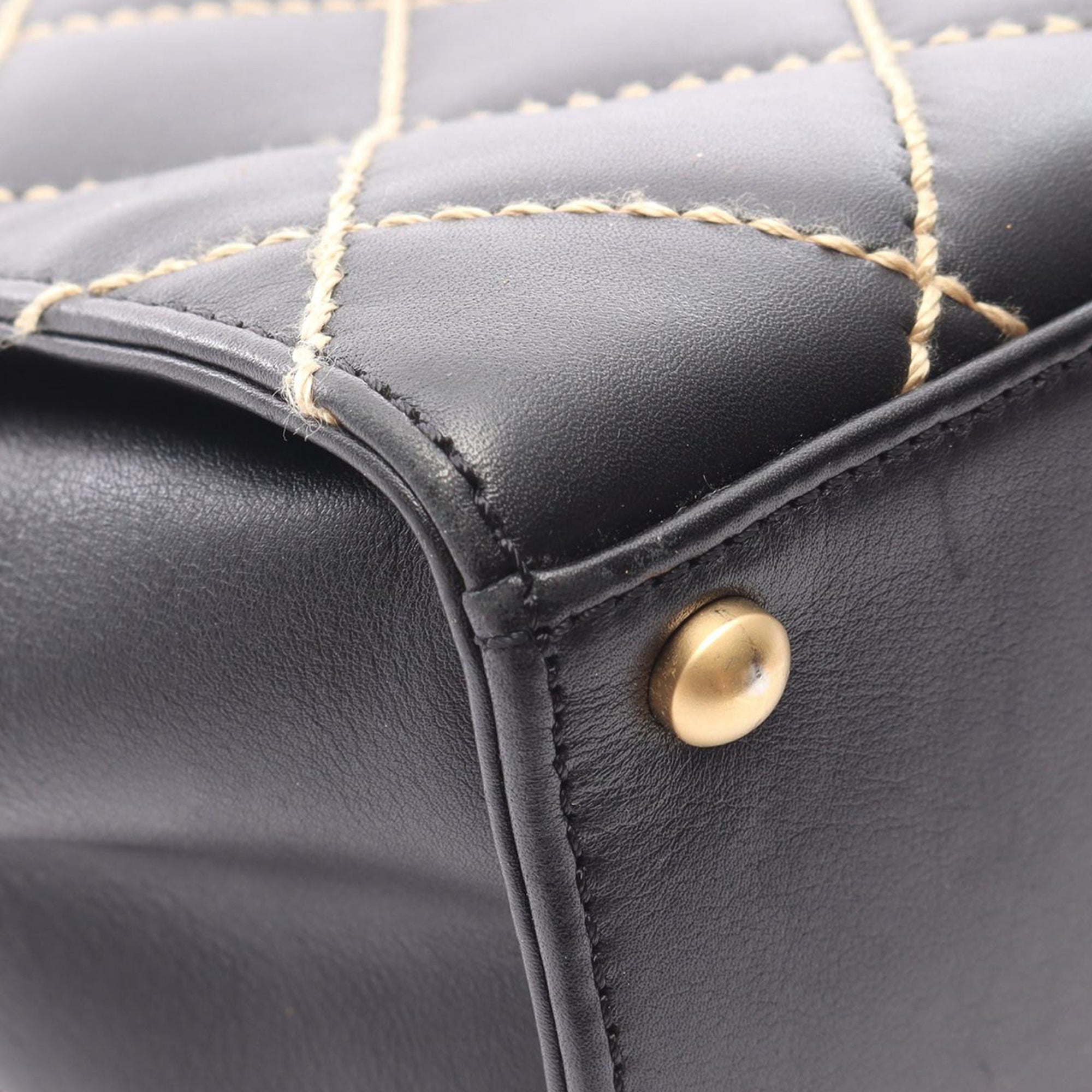 Chanel CC Calfskin Wild Stitch Handbag - image 11