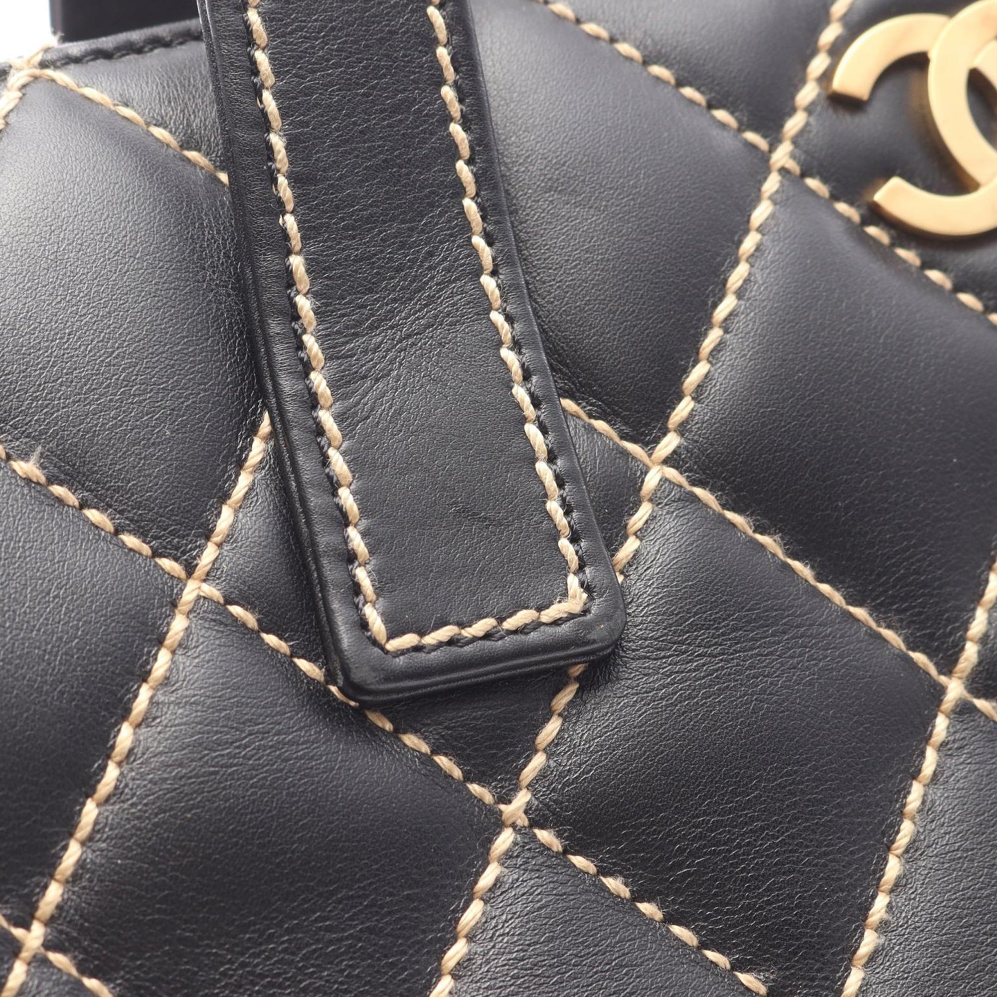 Chanel CC Calfskin Wild Stitch Handbag - image 12