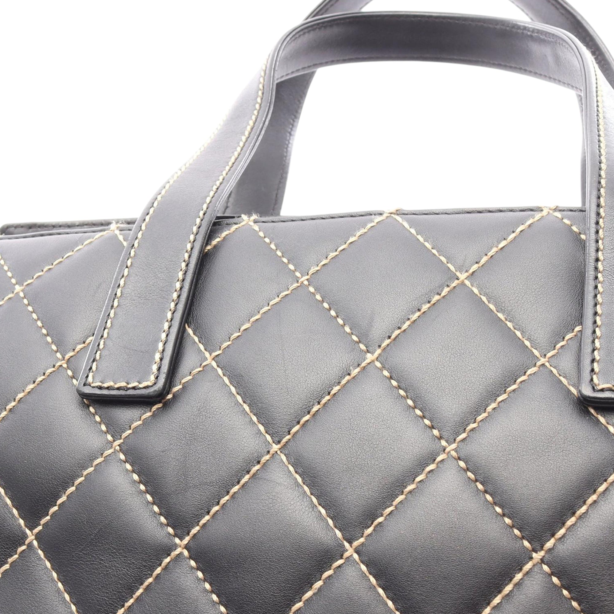 Chanel CC Calfskin Wild Stitch Handbag - image 13
