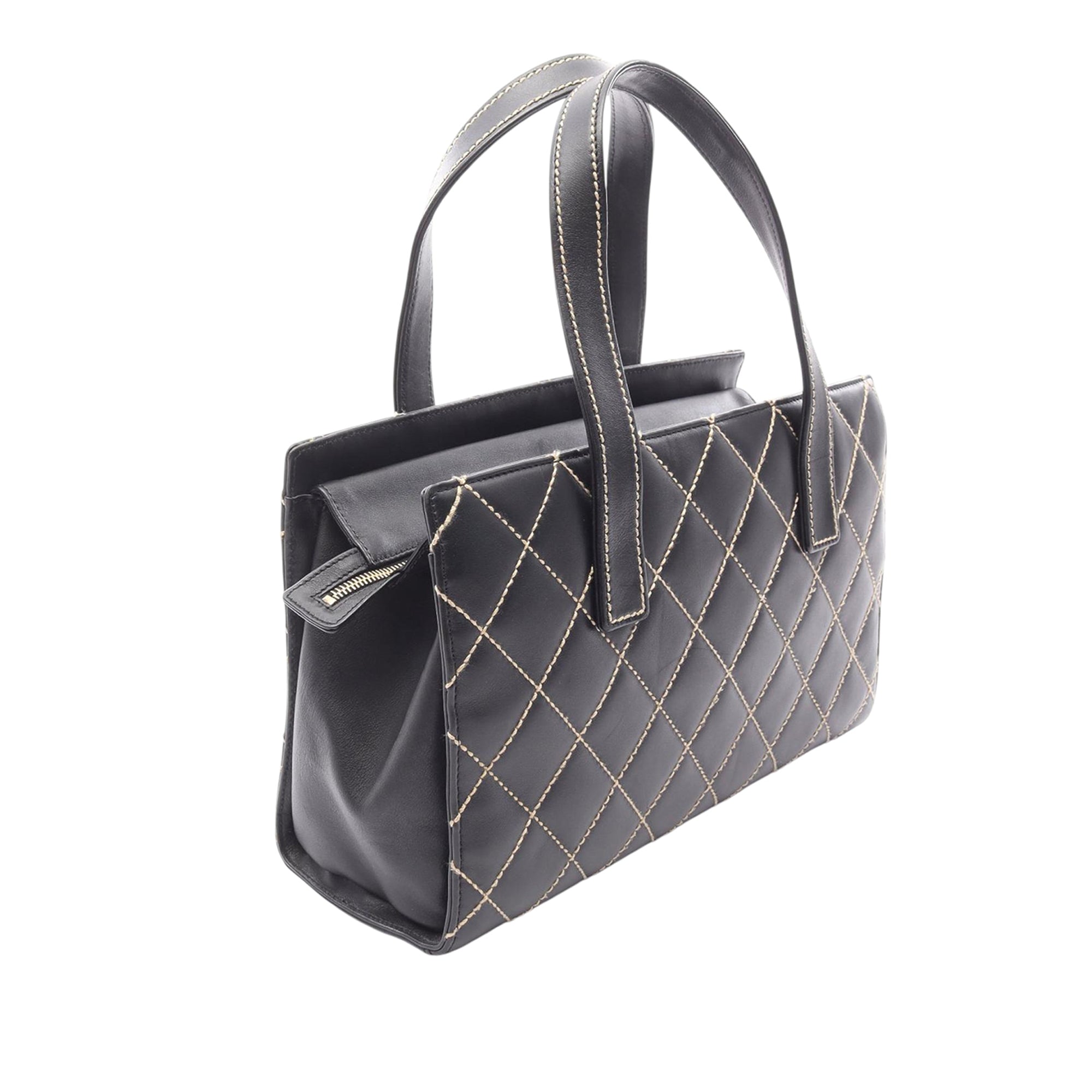 Chanel CC Calfskin Wild Stitch Handbag - image 2