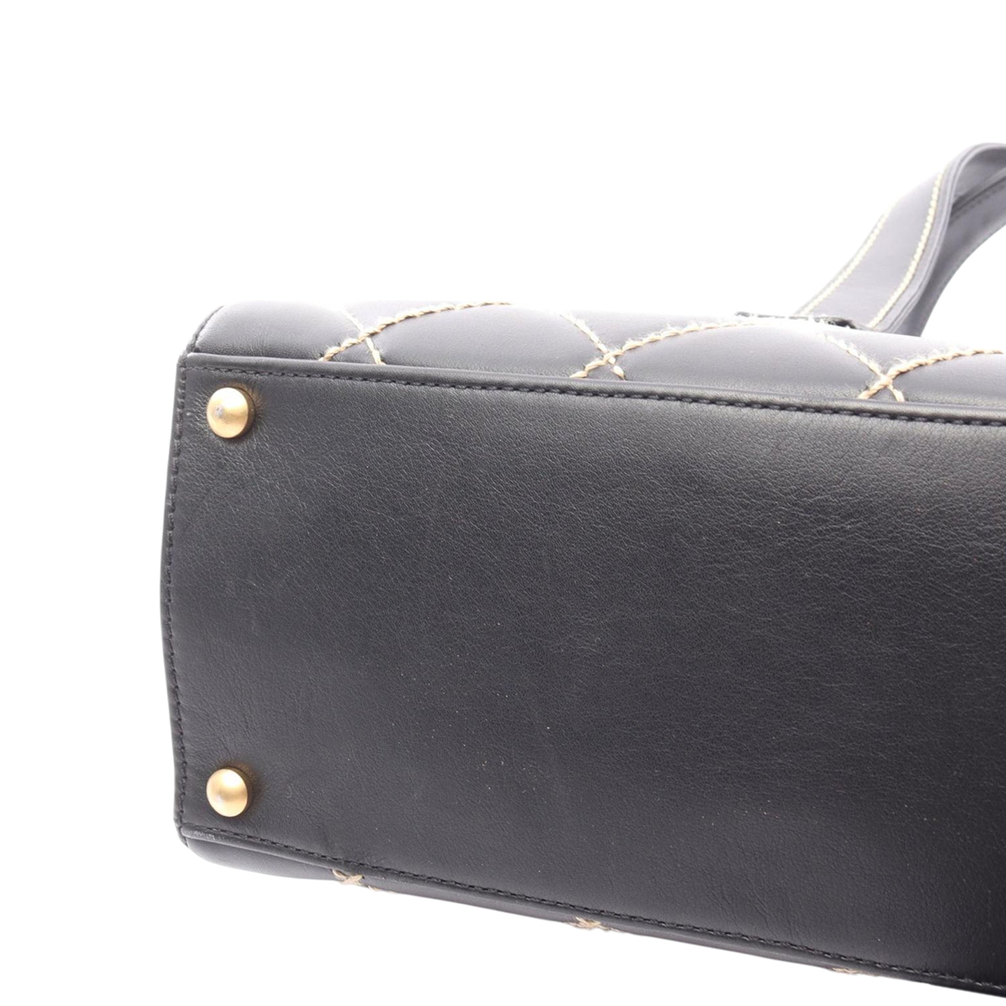 Chanel CC Calfskin Wild Stitch Handbag - image 6