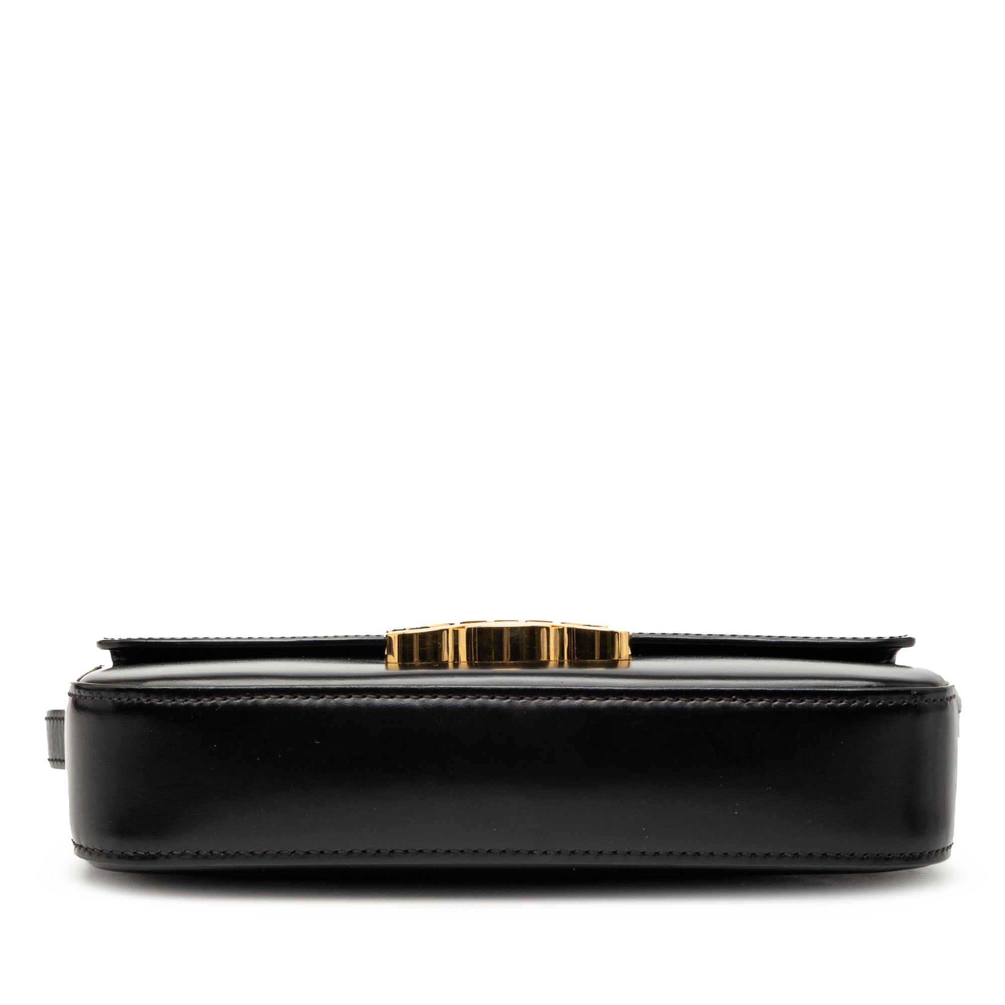 Celine Shiny Calfskin Triomphe Claude Shoulder Bag - image 3