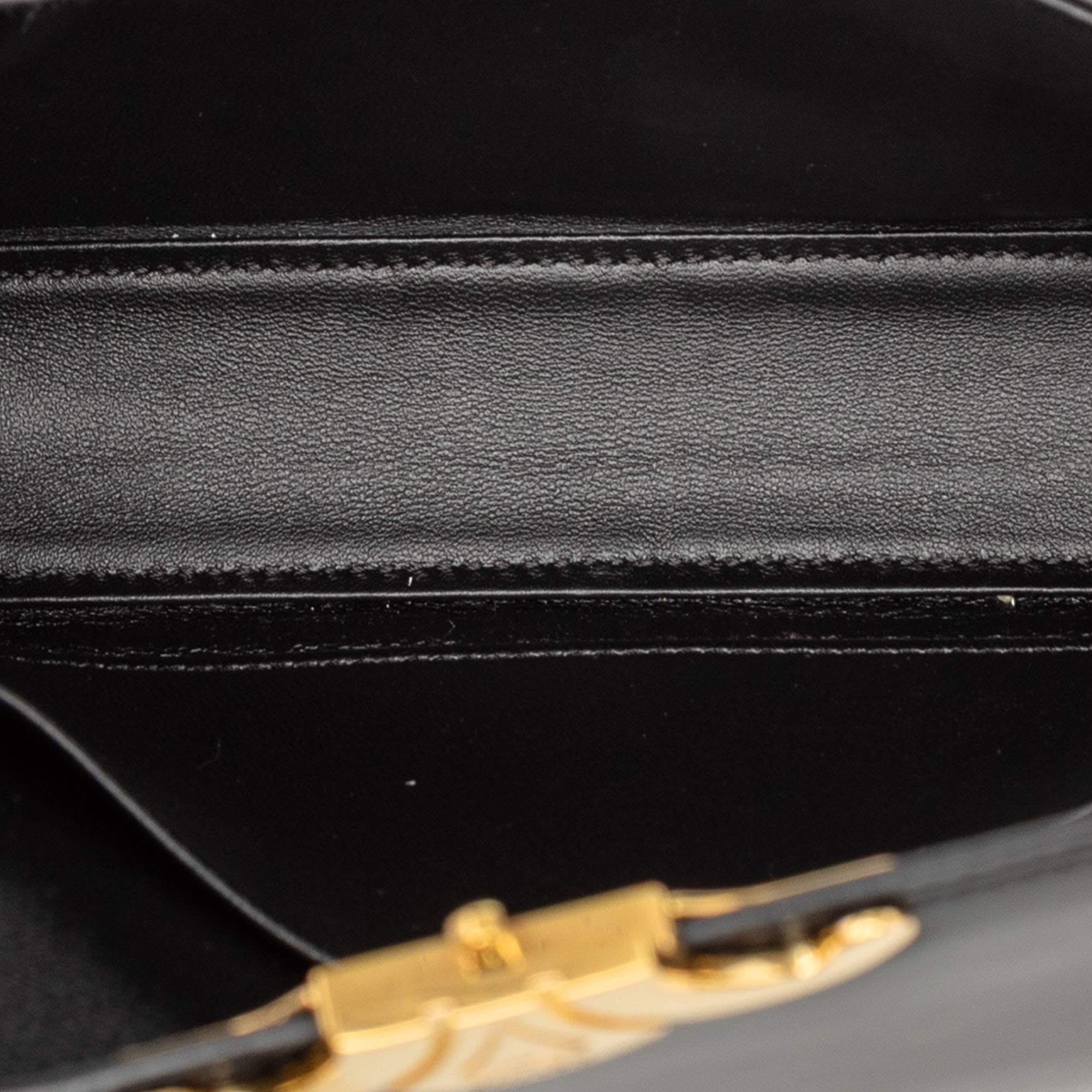 Celine Shiny Calfskin Triomphe Claude Shoulder Bag - image 4
