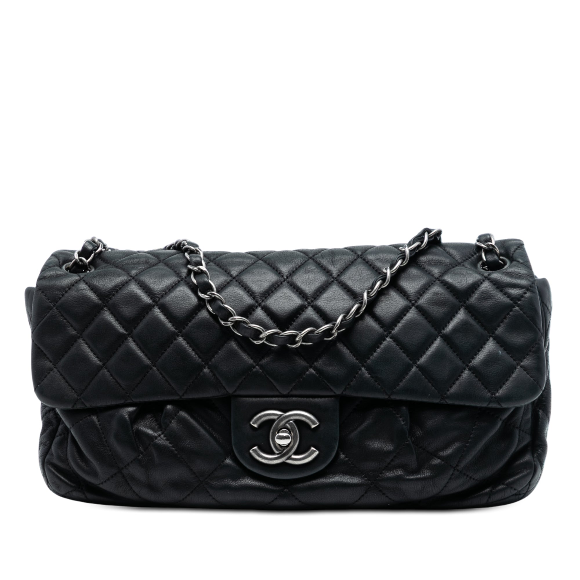 Chanel Quilted Calfskin Chic Quilt Flap - image 1