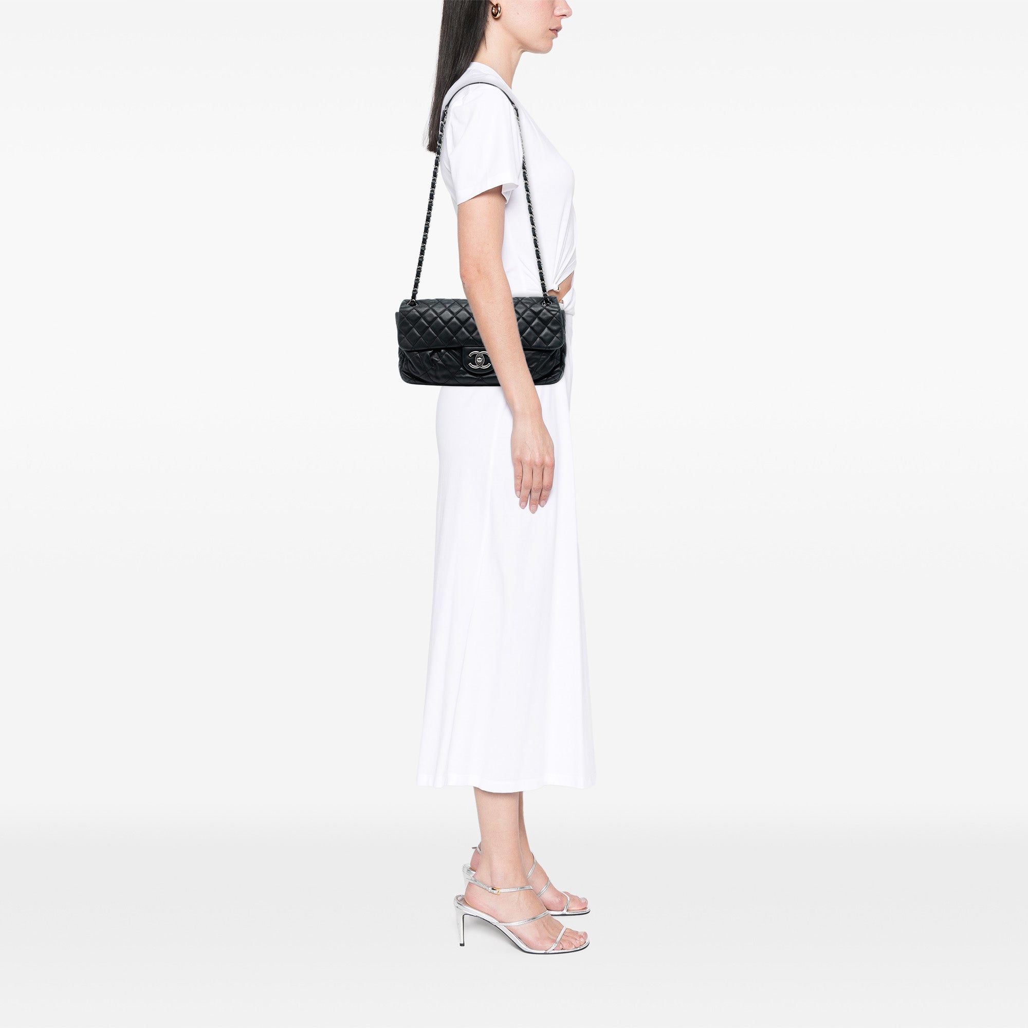 Chanel Quilted Calfskin Chic Quilt Flap - image 7