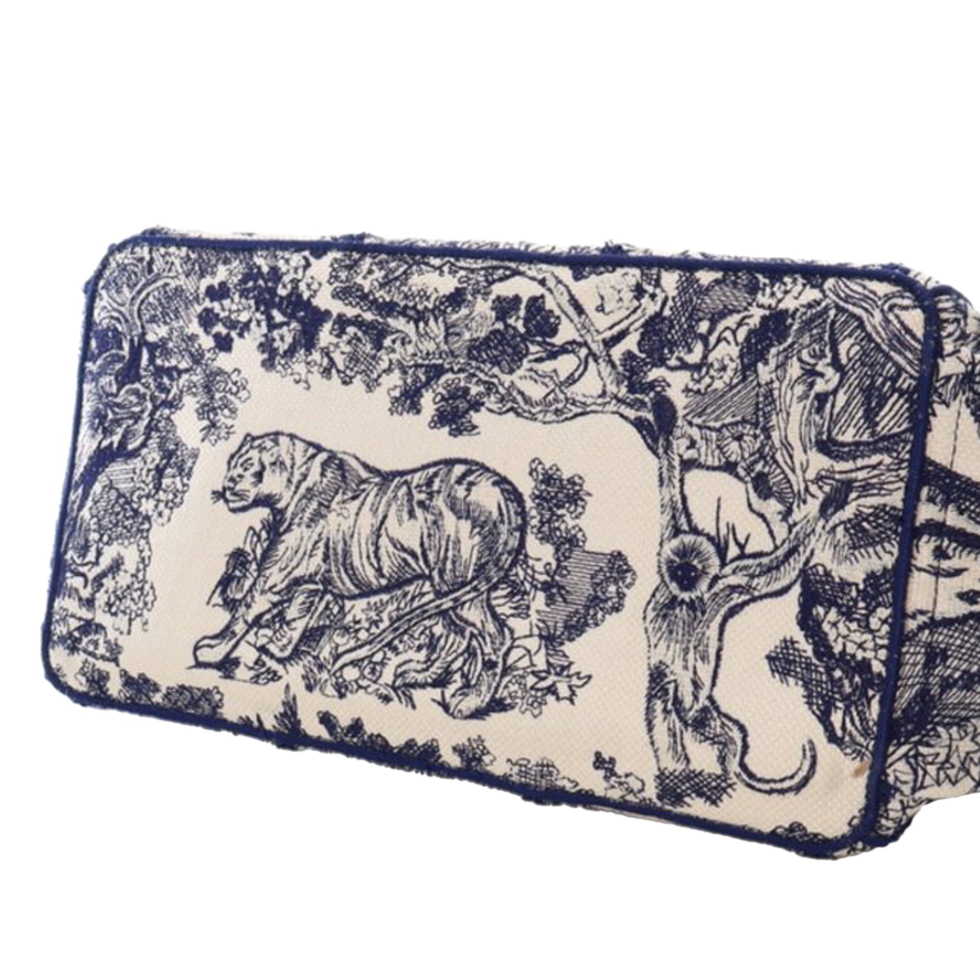 Dior Canvas Embroidered Toile De Jouy Catherine Tote - image 10