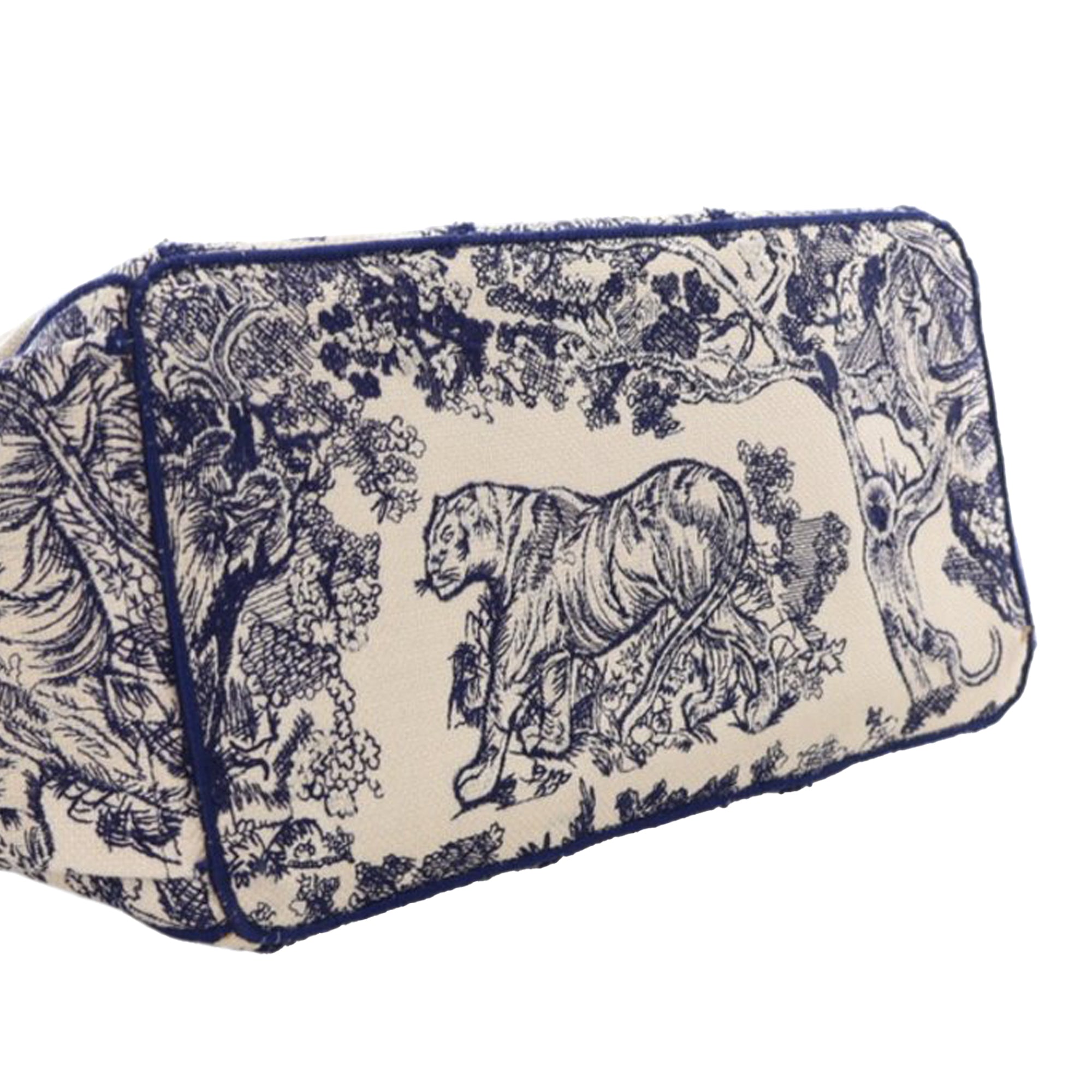 Dior Canvas Embroidered Toile De Jouy Catherine Tote - image 11