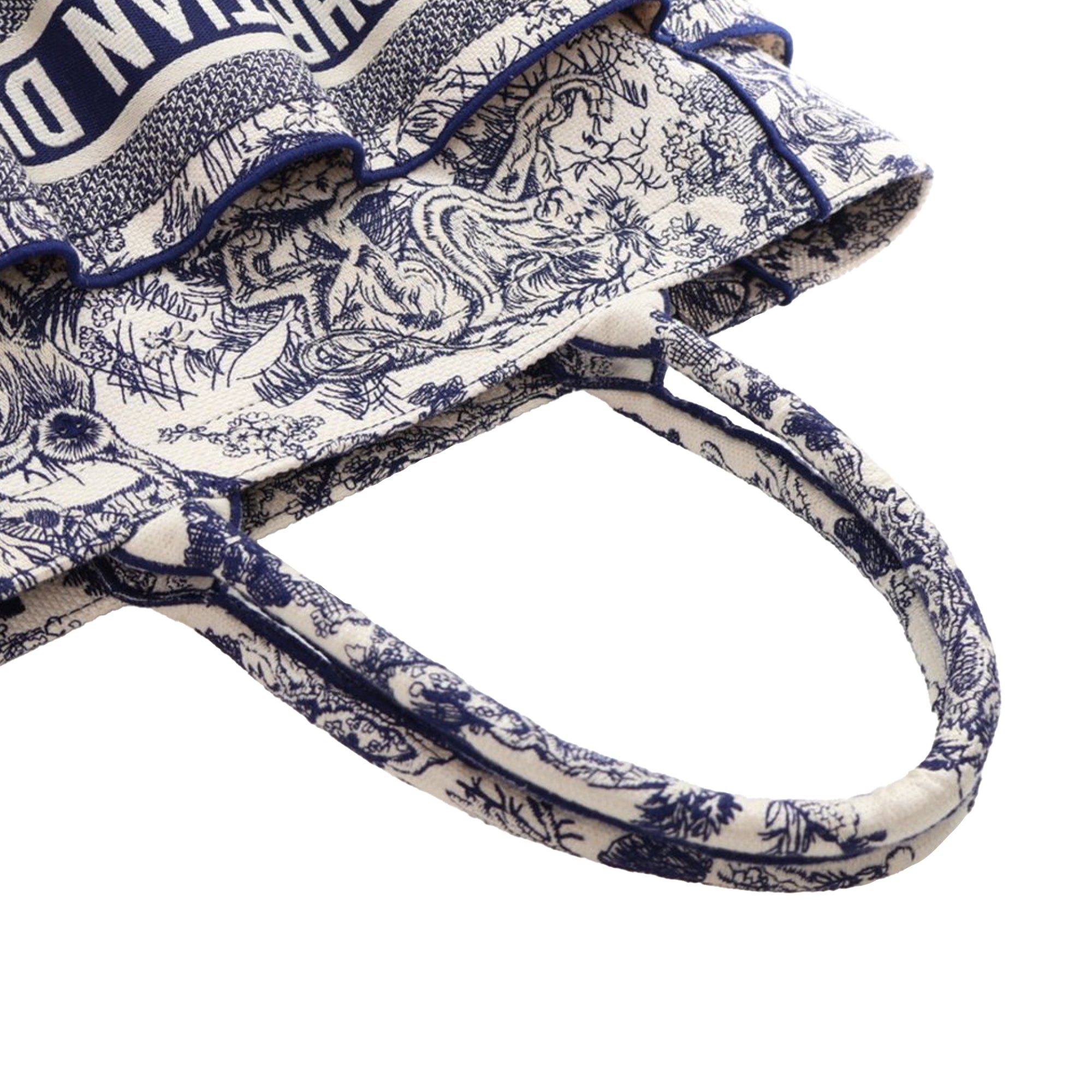 Dior Canvas Embroidered Toile De Jouy Catherine Tote - image 12