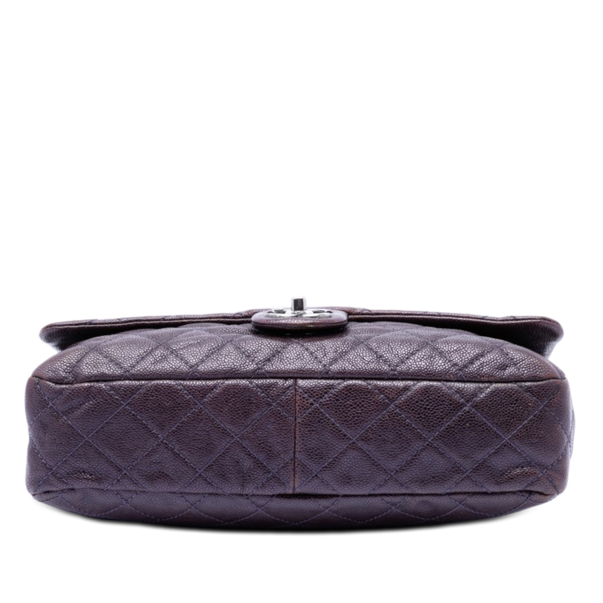 Chanel Jumbo Quilted Iridescent Caviar Easy Flap - image 3