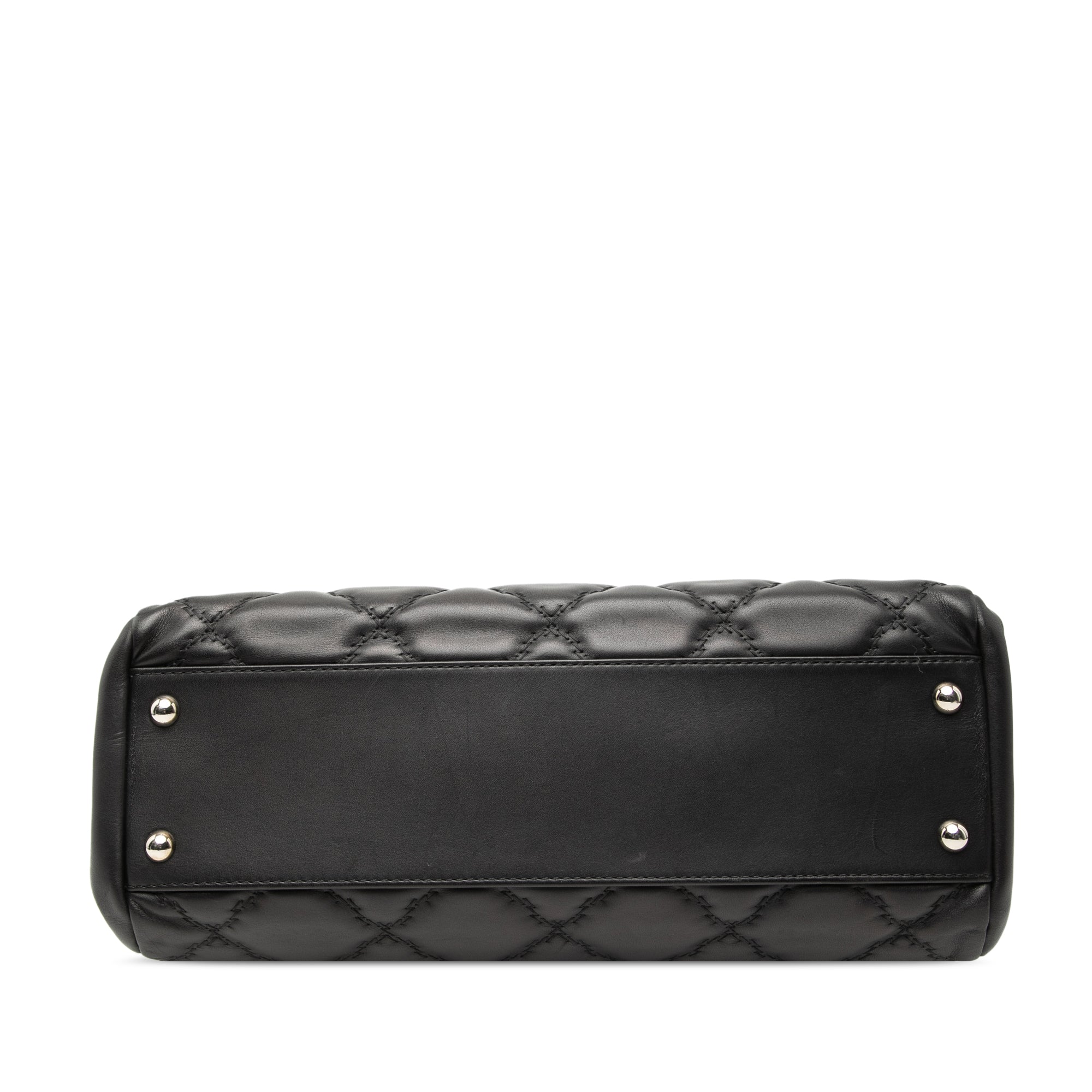 Chanel Large CC Calfskin Double Stitch Hamptons Accordion Flap - image 3