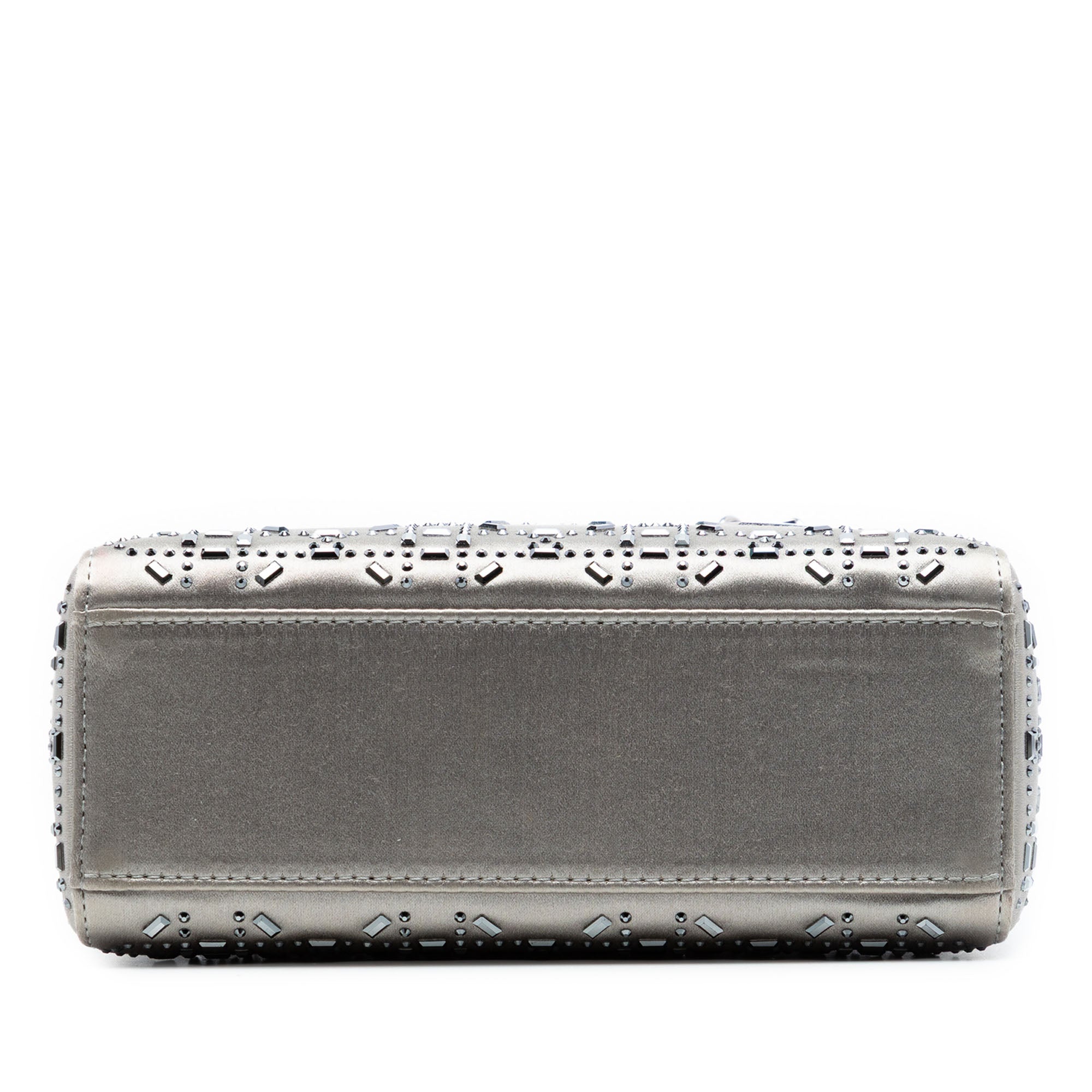 Dior Mini Satin Cannage Crystal Embellished Lady Dior - image 3