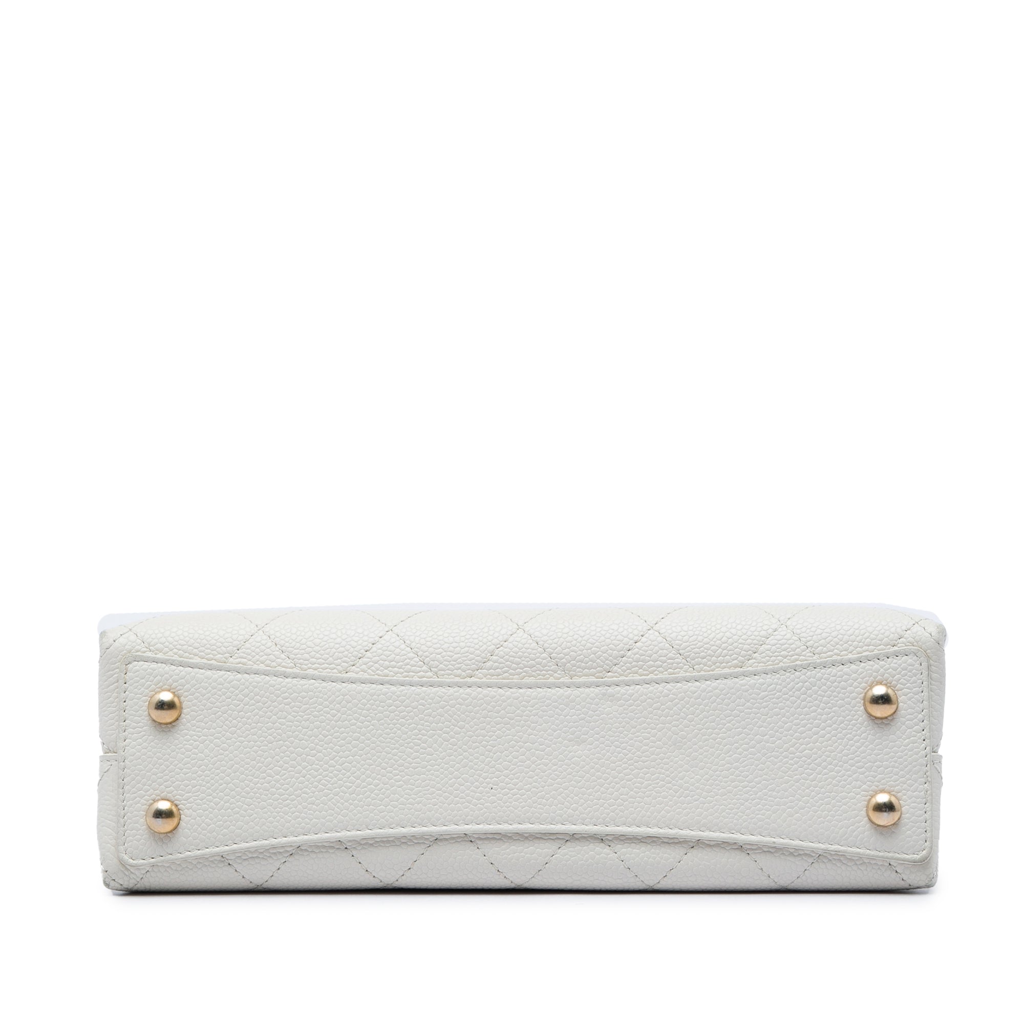 Chanel Medium Stitched Caviar Chic Affinity Top Handle Bag - image 3