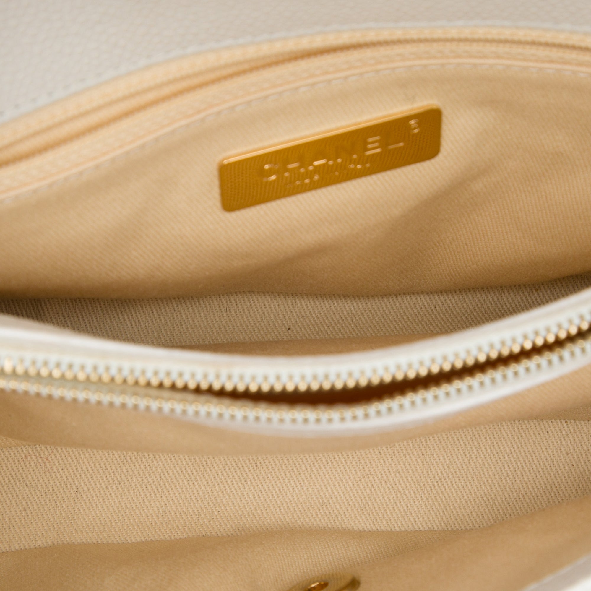 Chanel Medium Stitched Caviar Chic Affinity Top Handle Bag - image 4