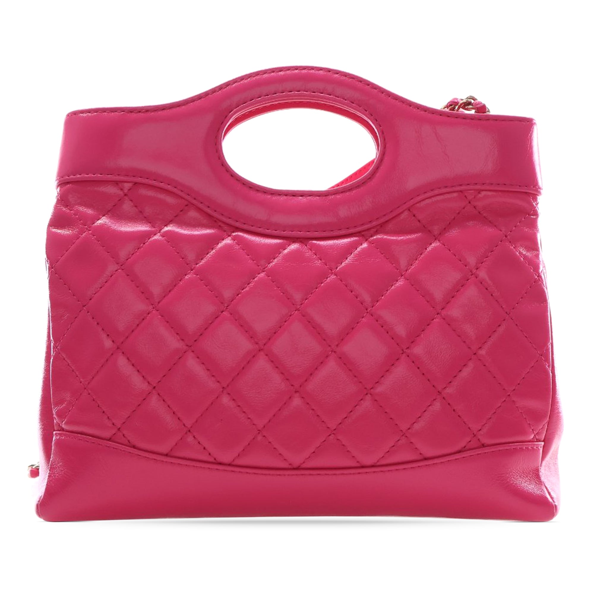 Chanel Large Quilted Glazed Calfskin 31 Shopping Bag - image 2