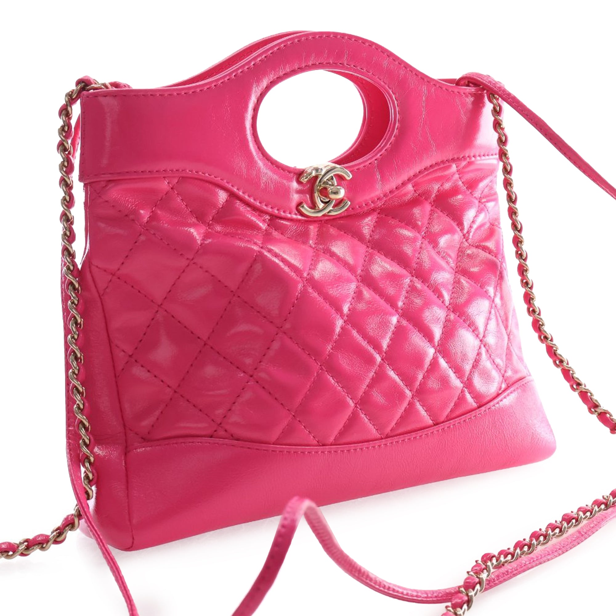 Chanel Large Quilted Glazed Calfskin 31 Shopping Bag - image 6