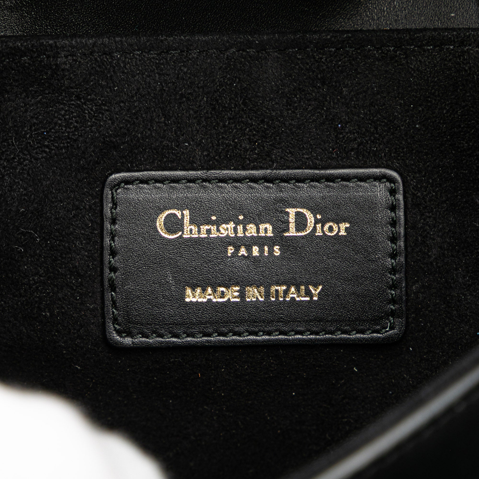Dior Mini Leather Saddle Bag - image 5