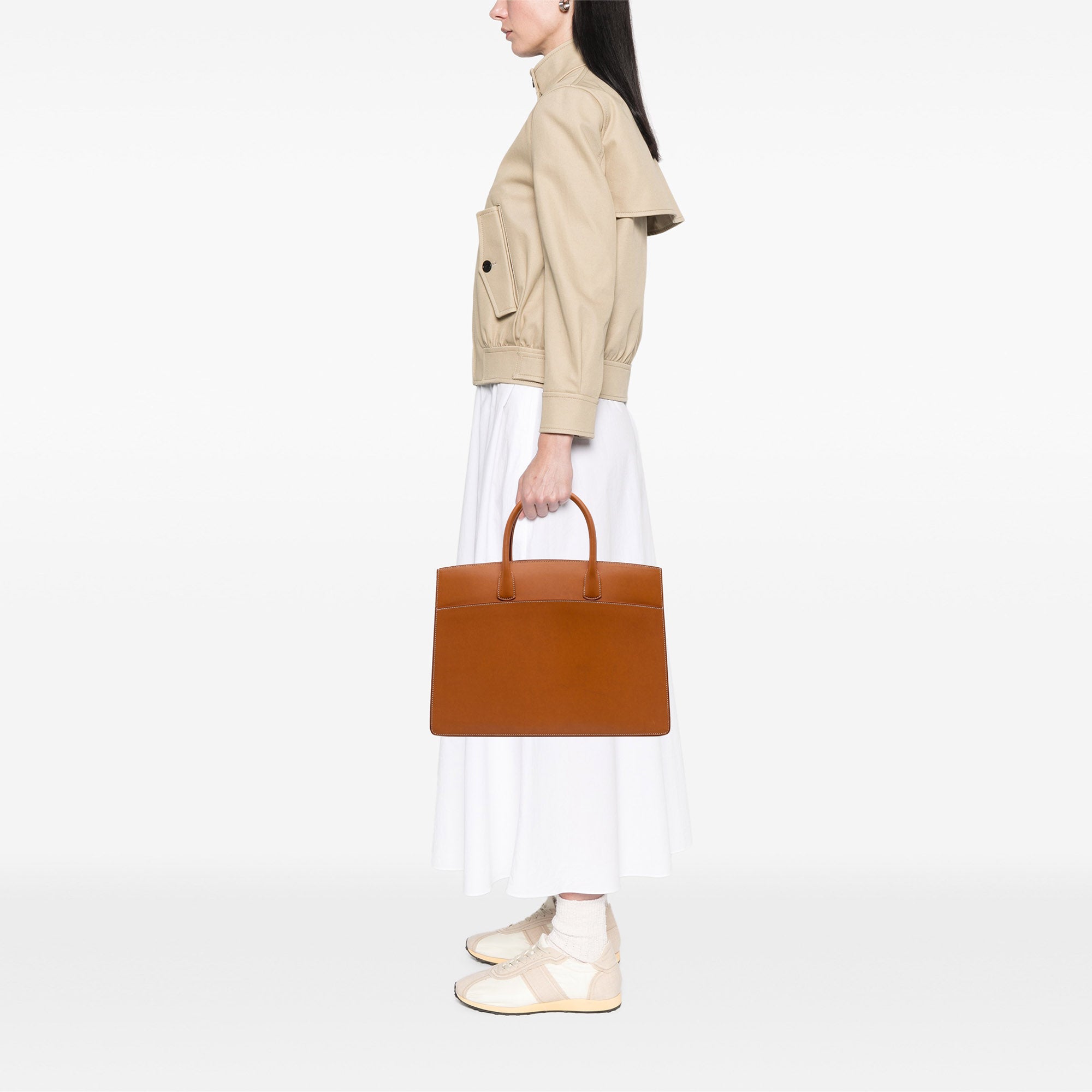 Hermès Barenia White Bus 40 - image 12