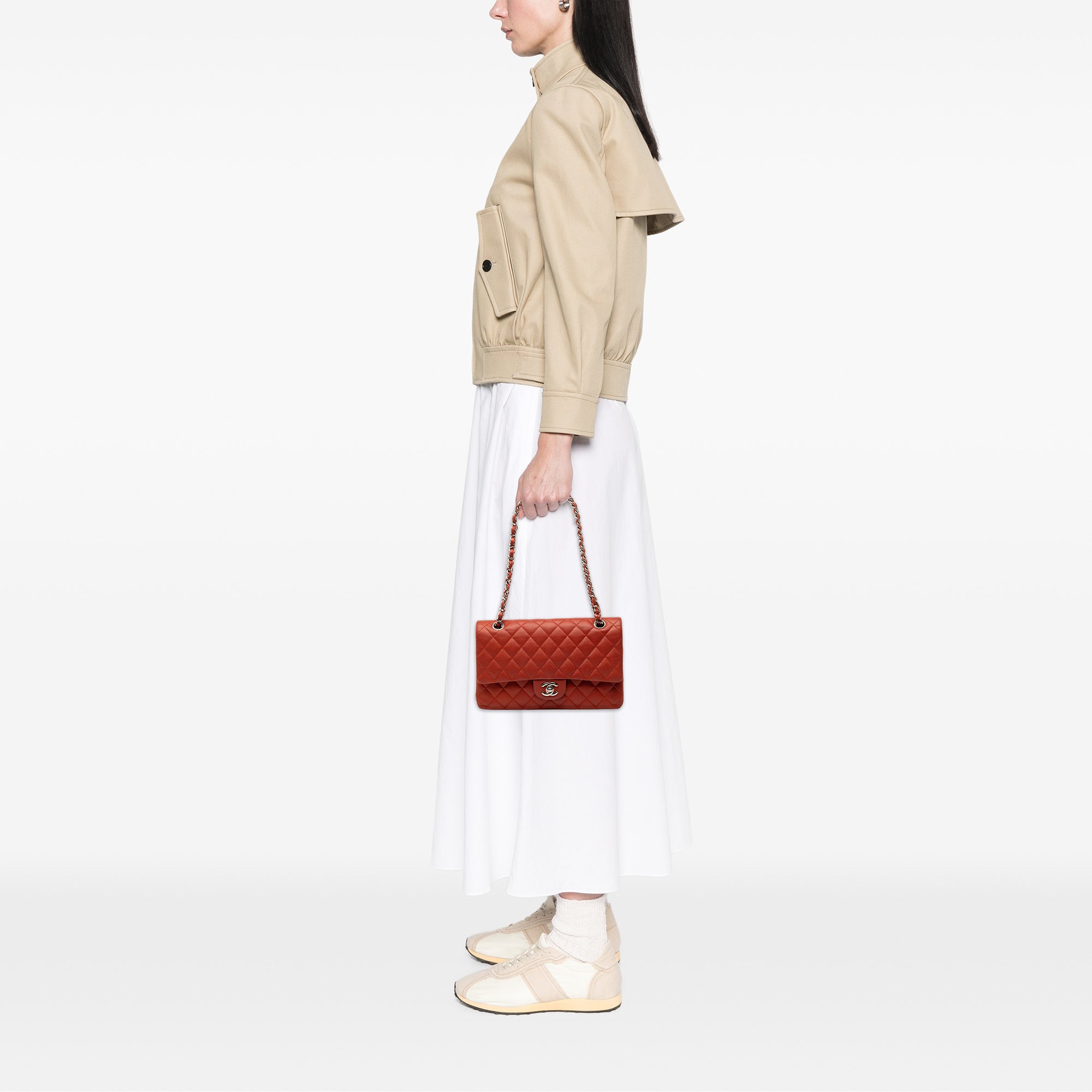 Chanel Medium Classic Caviar Double Flap - image 7
