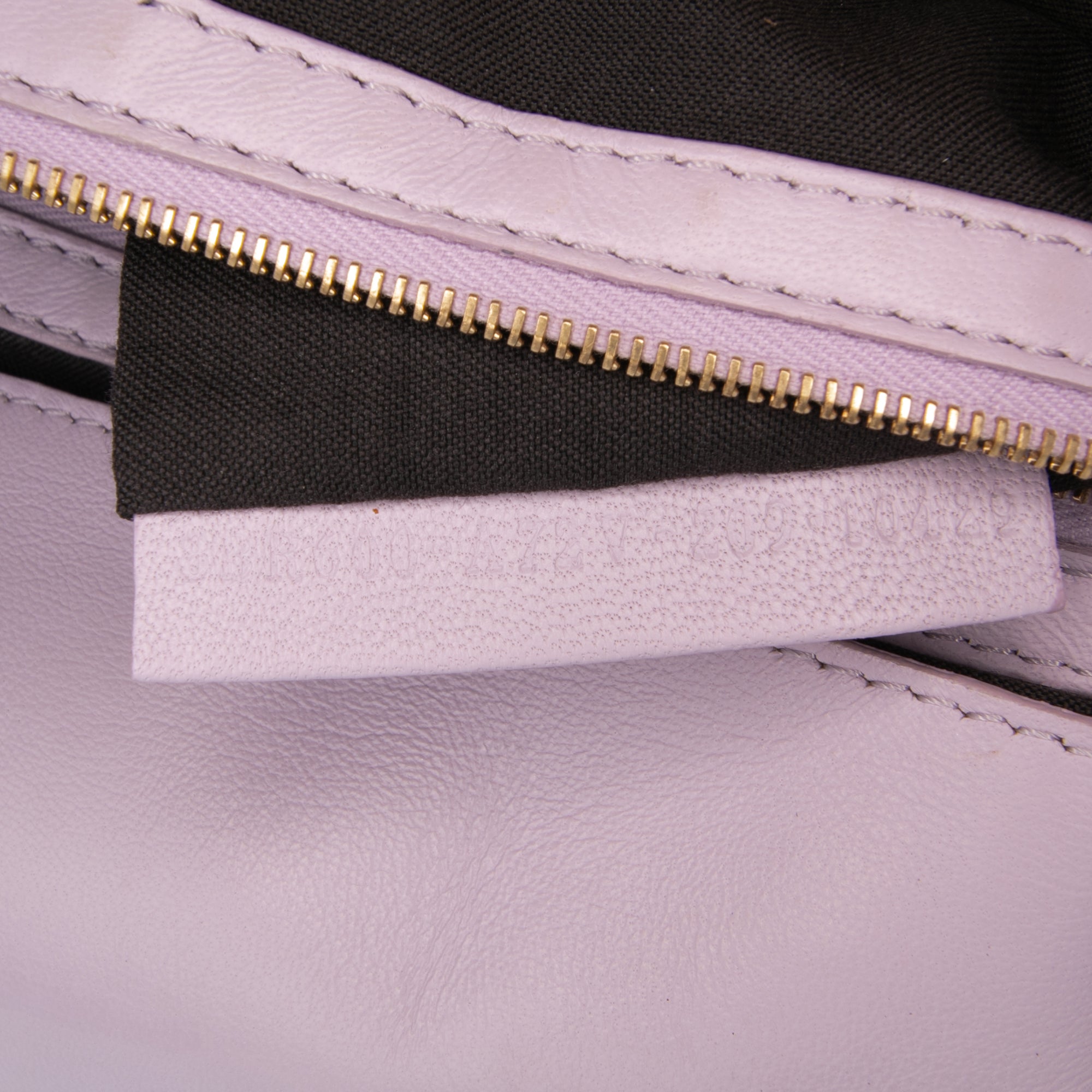 Fendi Medium Leather Embossed FF Baguette Satchel - image 6