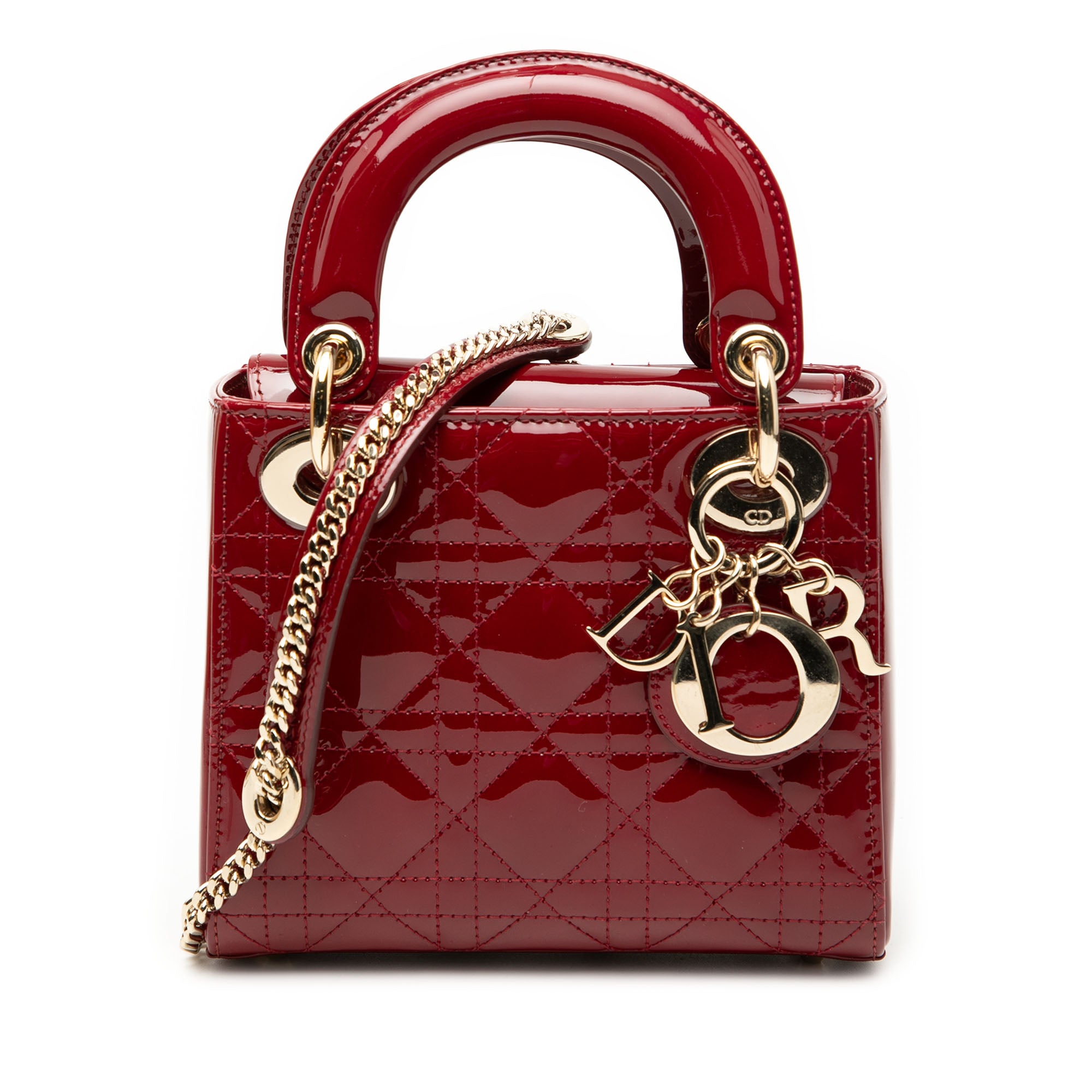Dior Mini Patent Cannage Lady Dior - image 1