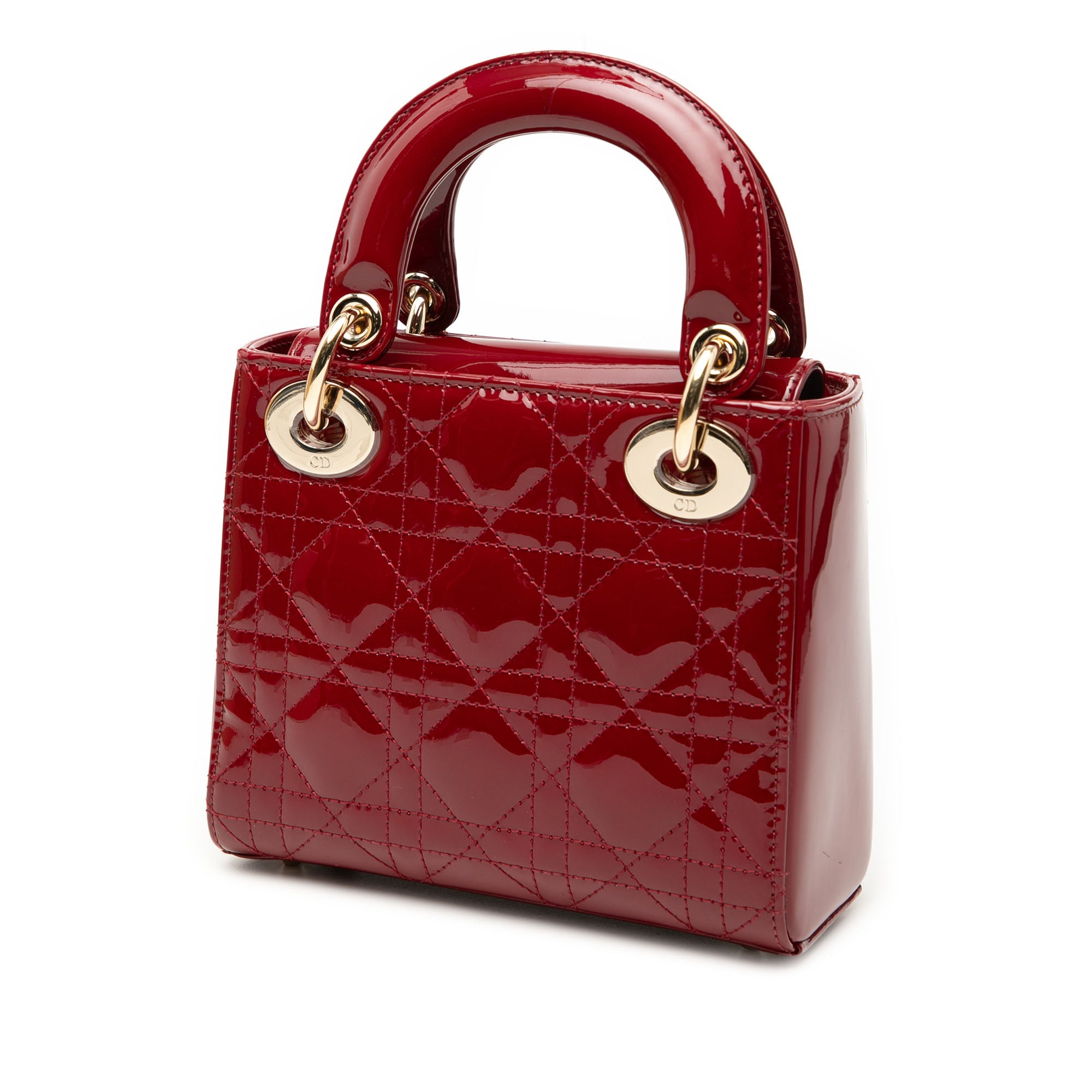 Dior Mini Patent Cannage Lady Dior - image 2