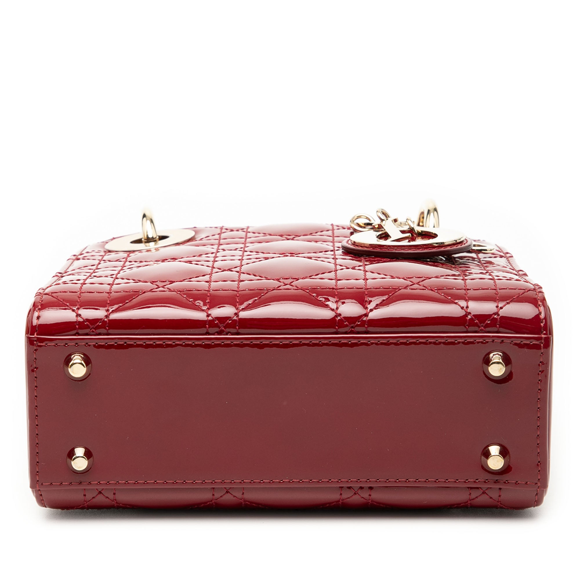 Dior Mini Patent Cannage Lady Dior - image 3